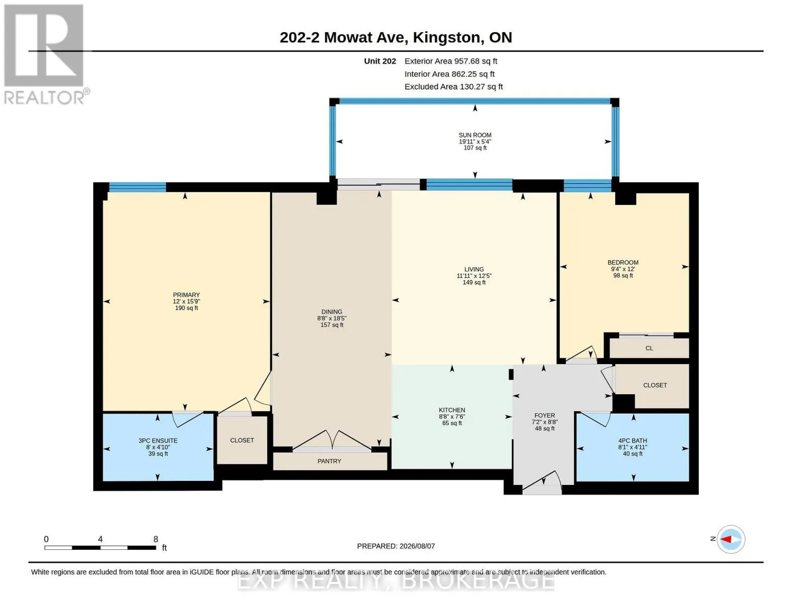 202 - 2 MOWAT AVENUE #202