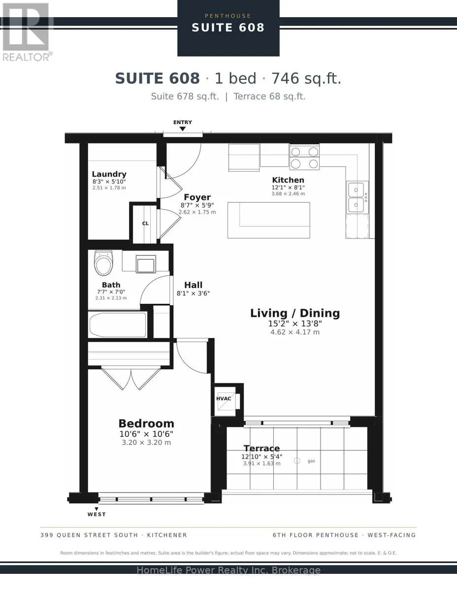 608 - 399 QUEEN STREET S #608