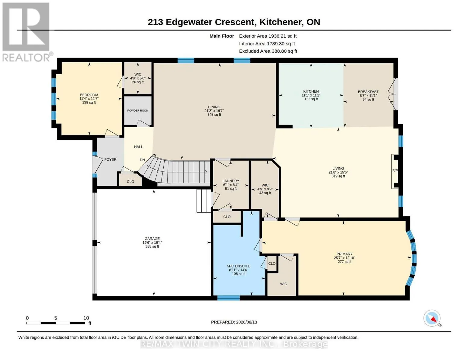 213 EDGEWATER CRESCENT