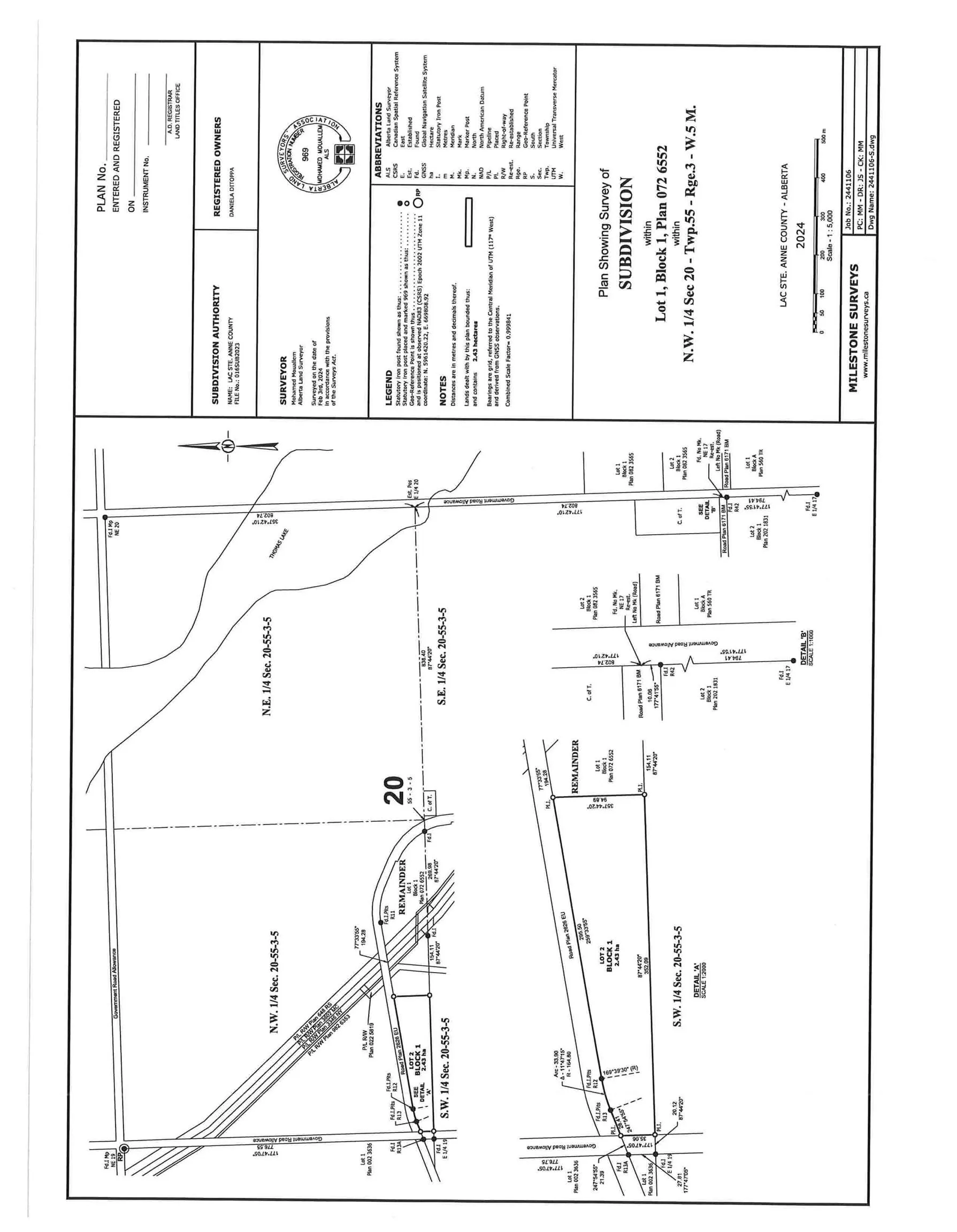 Township Road 553B RRD 34A