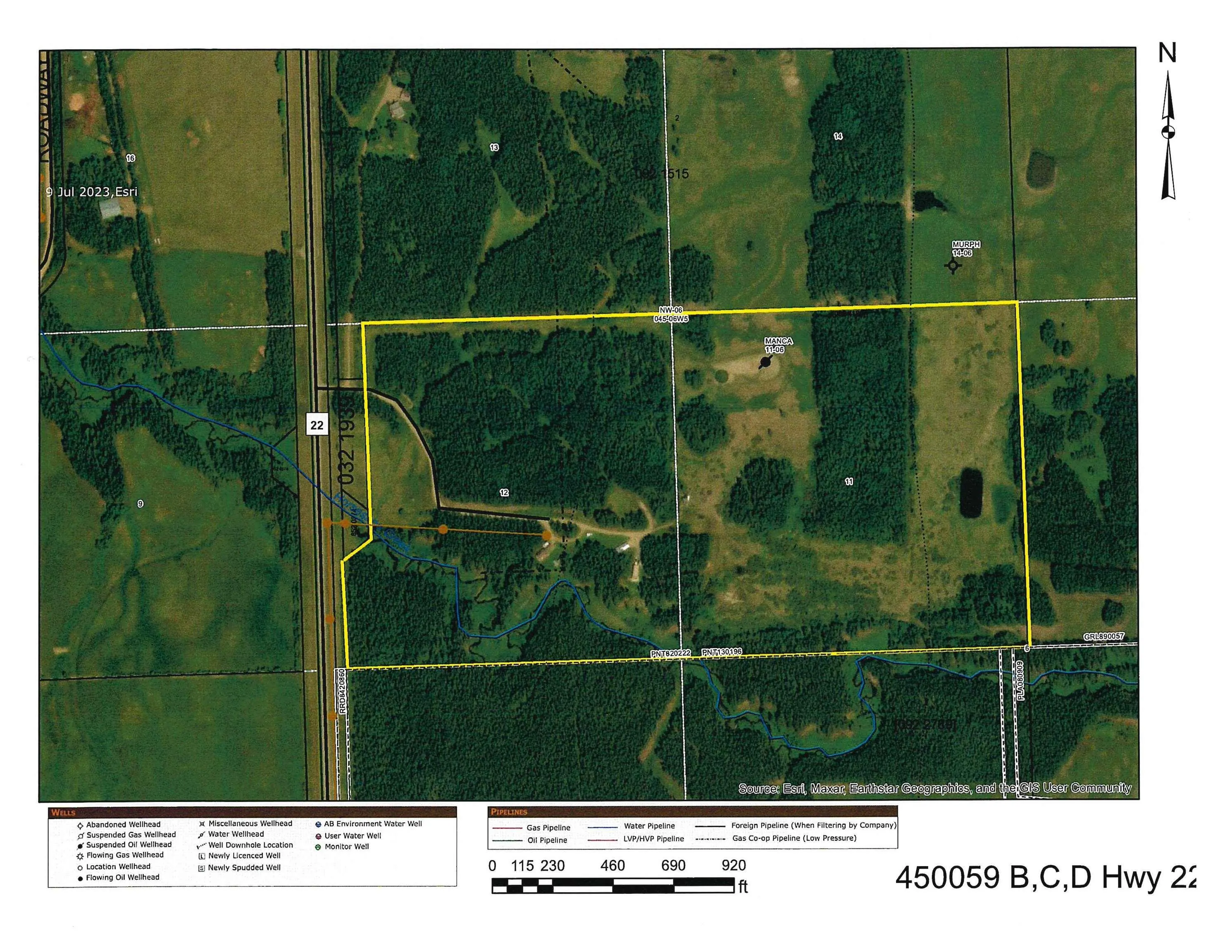 450059B,C,D HWY 22
