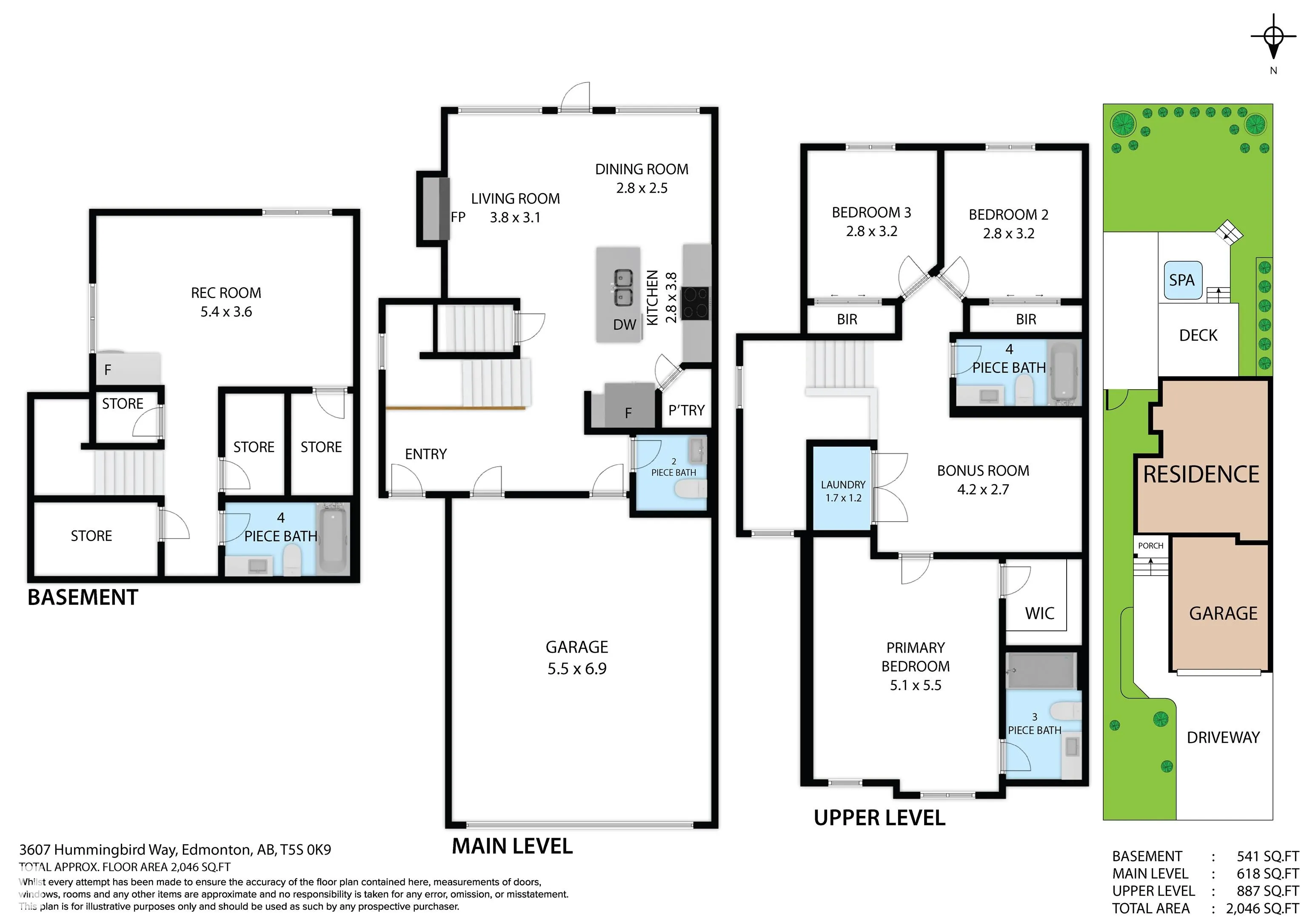 3607 HUMMINGBIRD Way
