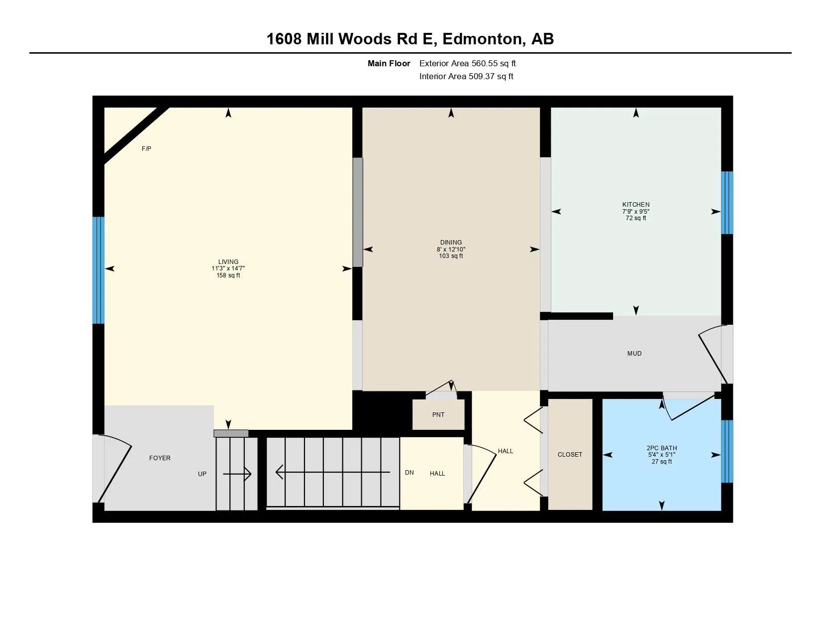 1608 MILL WOODS Road