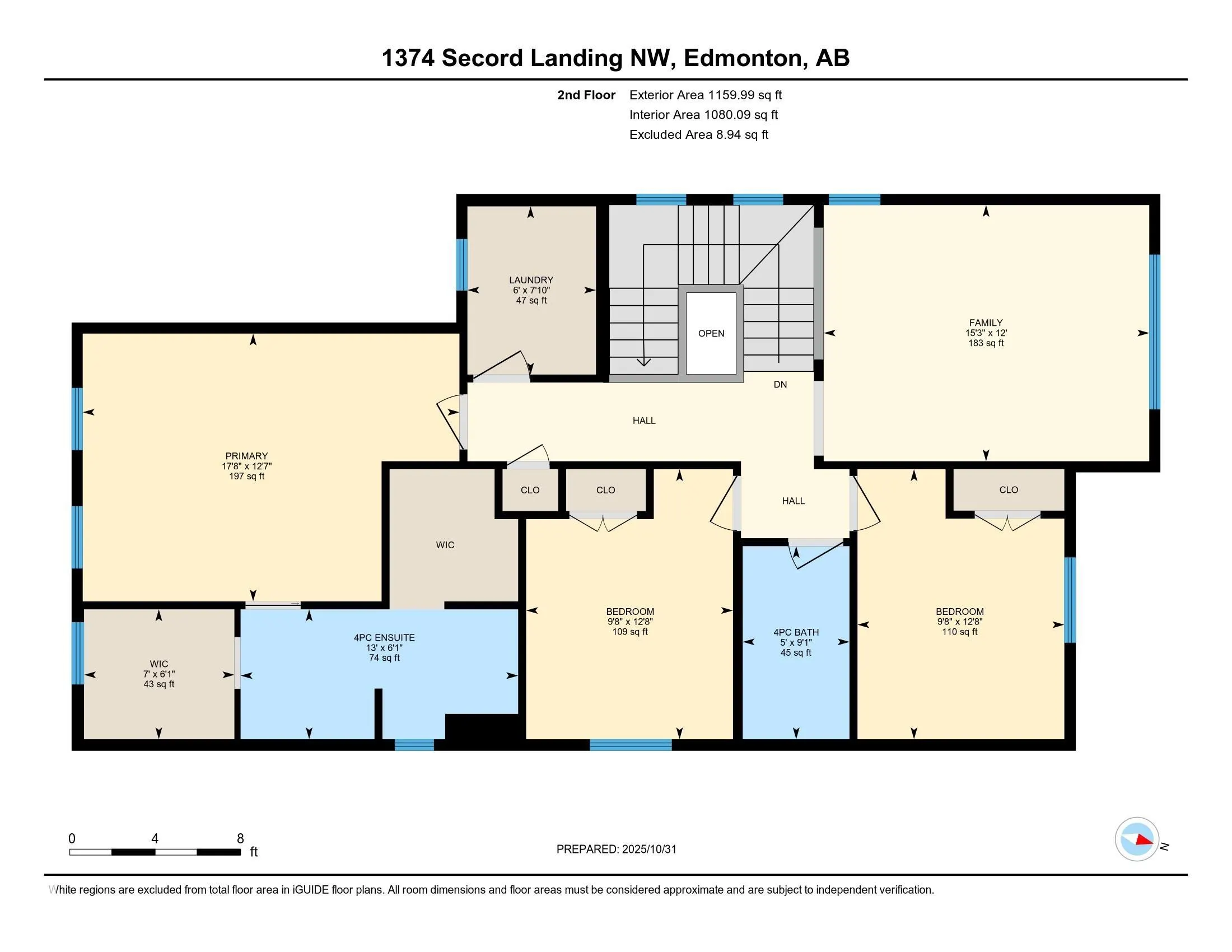 1374 SECORD LANDING Landing