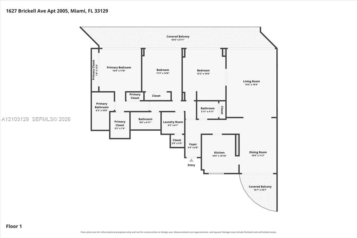 1627 Brickell Avenue #2005