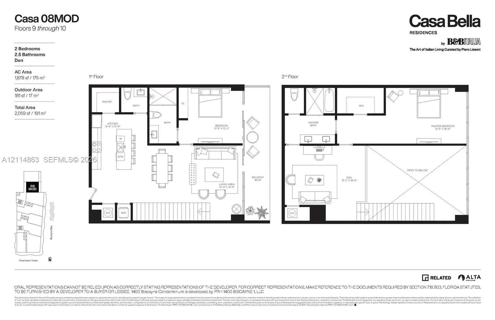1400 Biscayne Boulevard #PH908