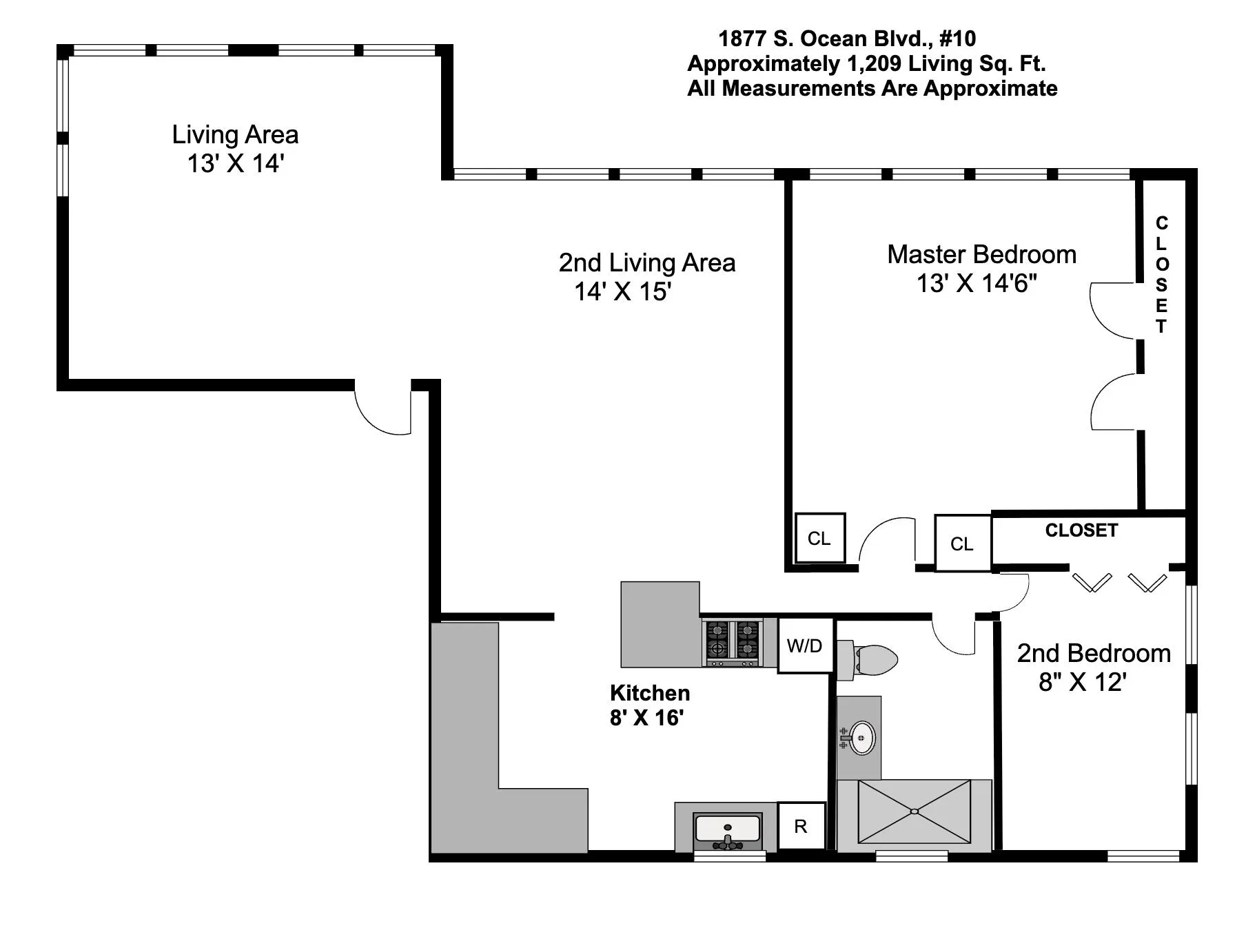 1877 S Ocean Boulevard #10