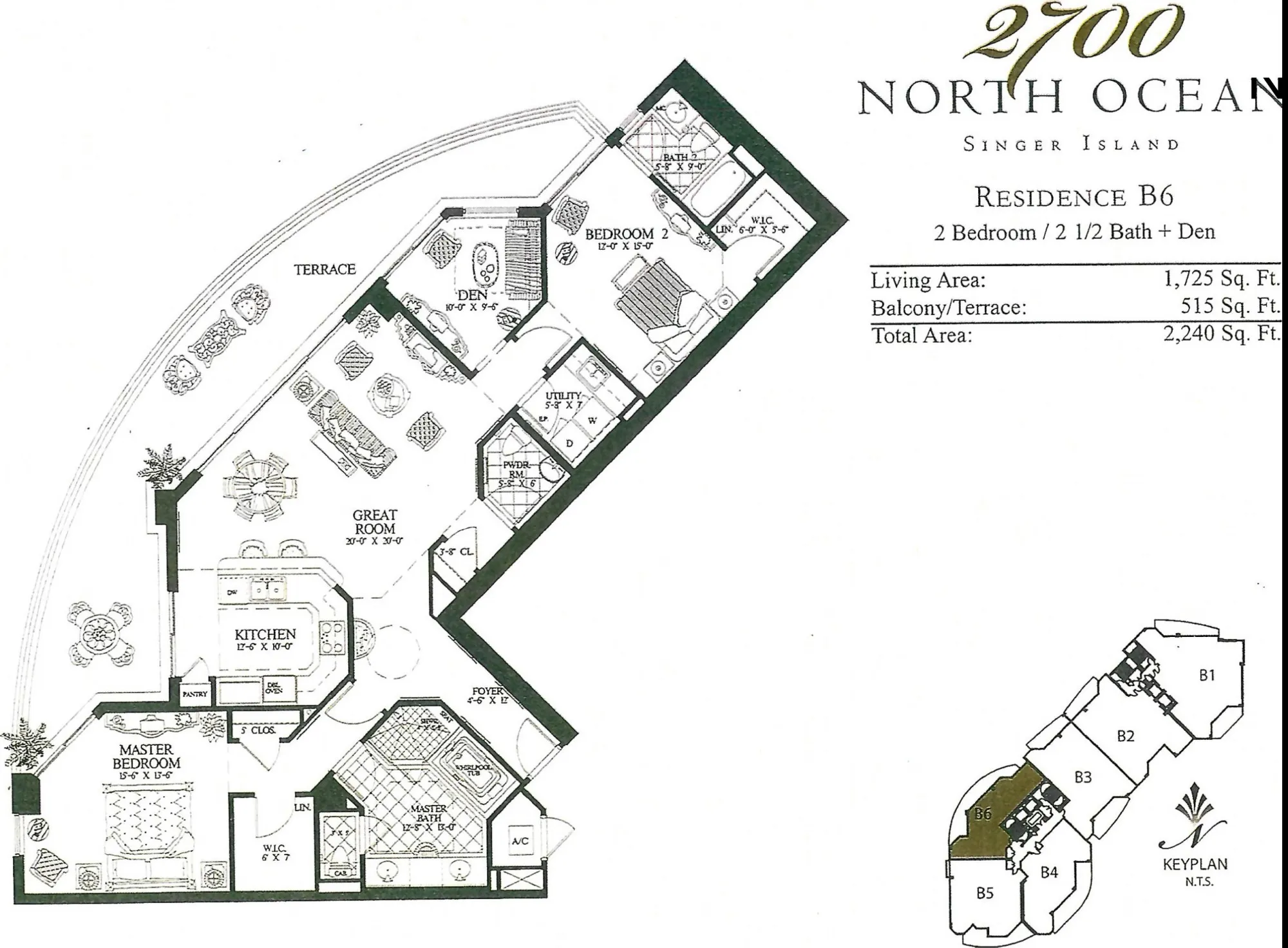 2700 N OCEAN Drive #1206B