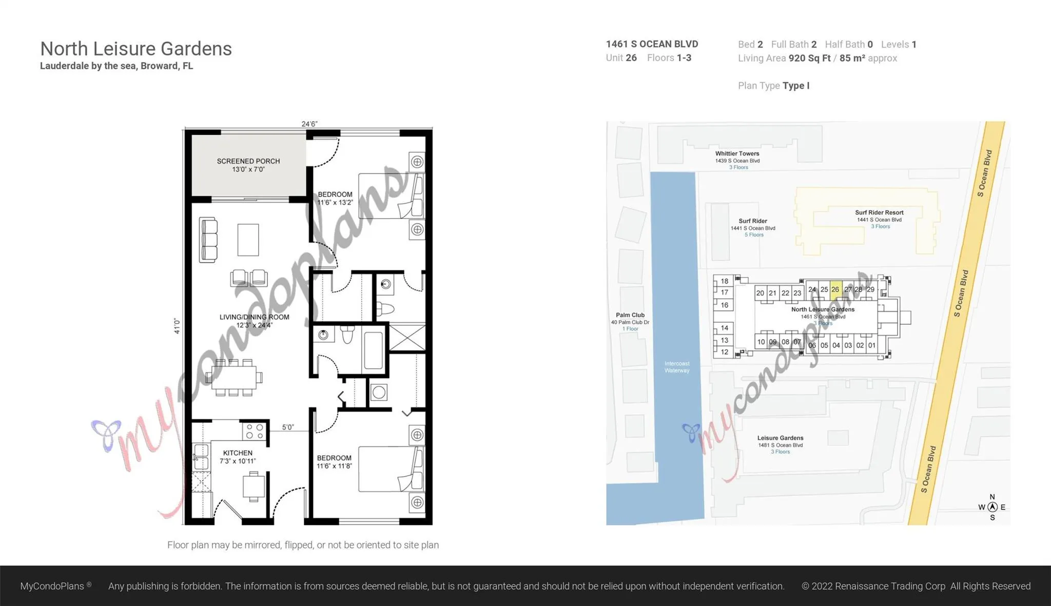 1461 S Ocean Blvd, #226