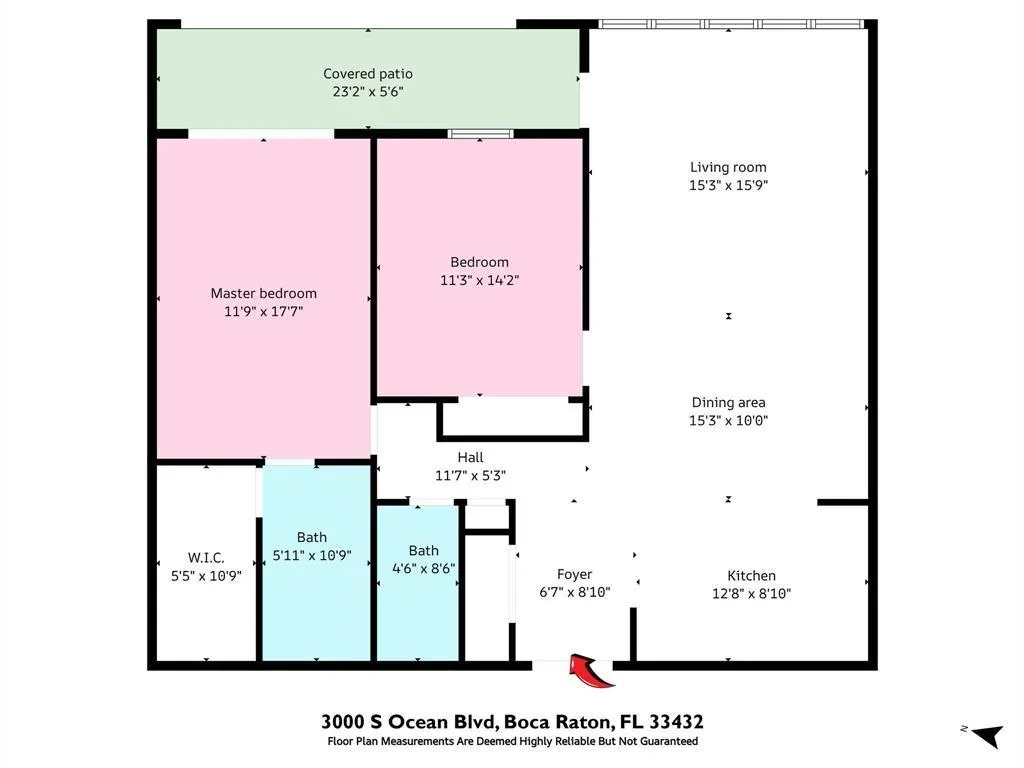 3000 S Ocean Blvd, #1020