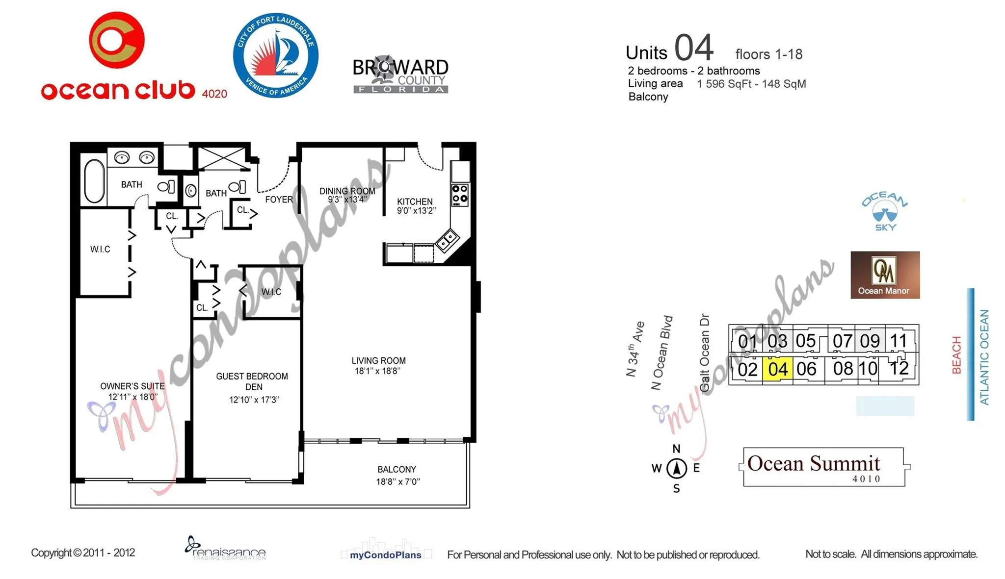 4020 Galt Ocean Dr, #1004