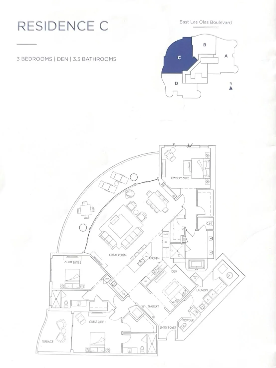 100 E Las Olas Blvd, #3403