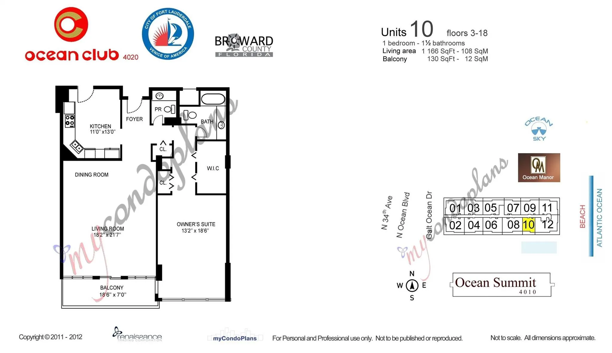 4020 Galt Ocean Drive, #1210