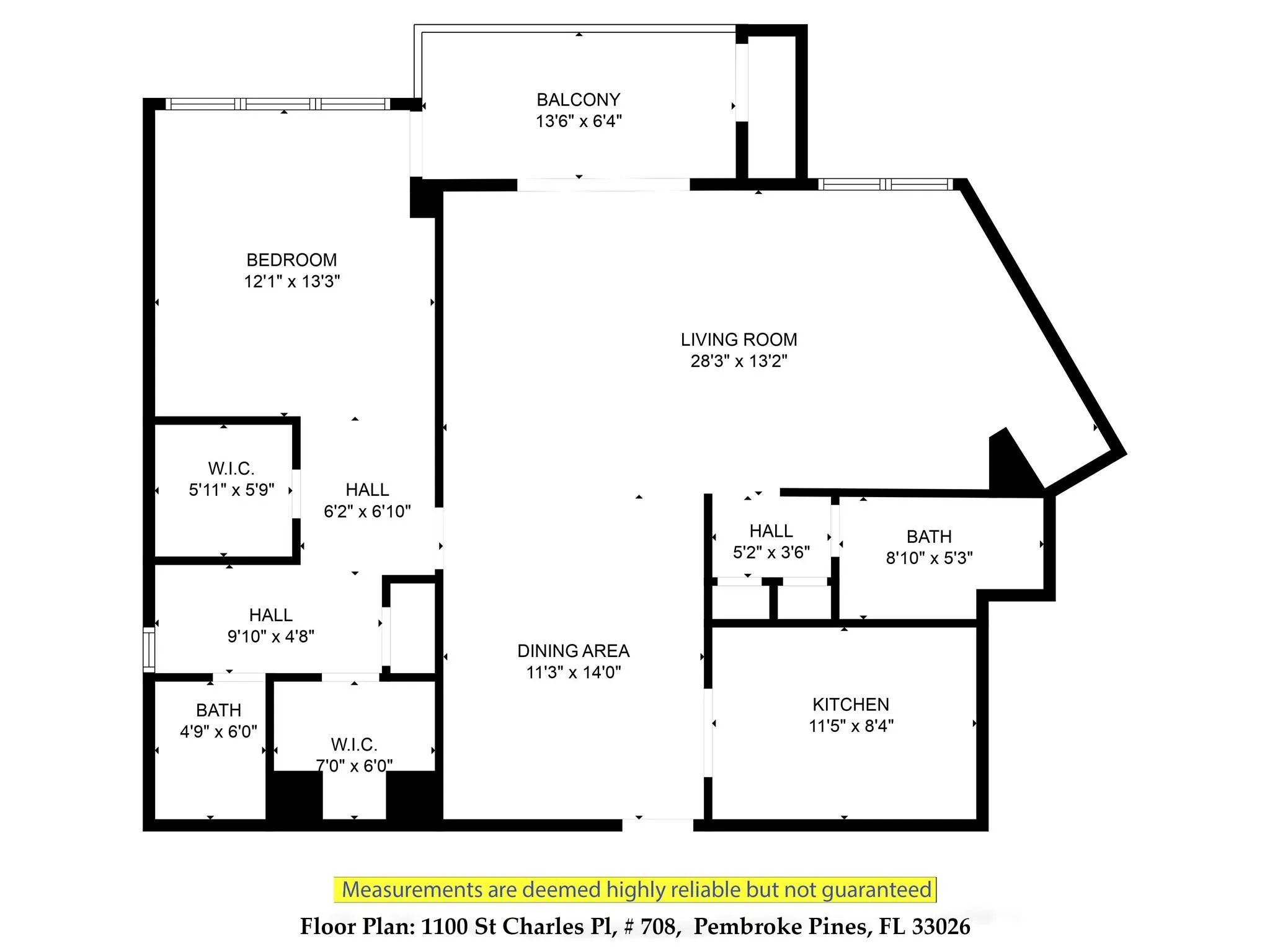 1100 Saint Charles Pl, #708