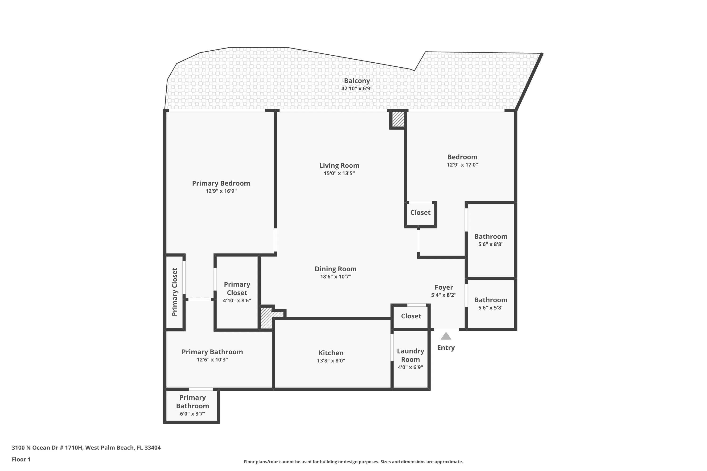 3100 N Ocean Drive, #H-1710