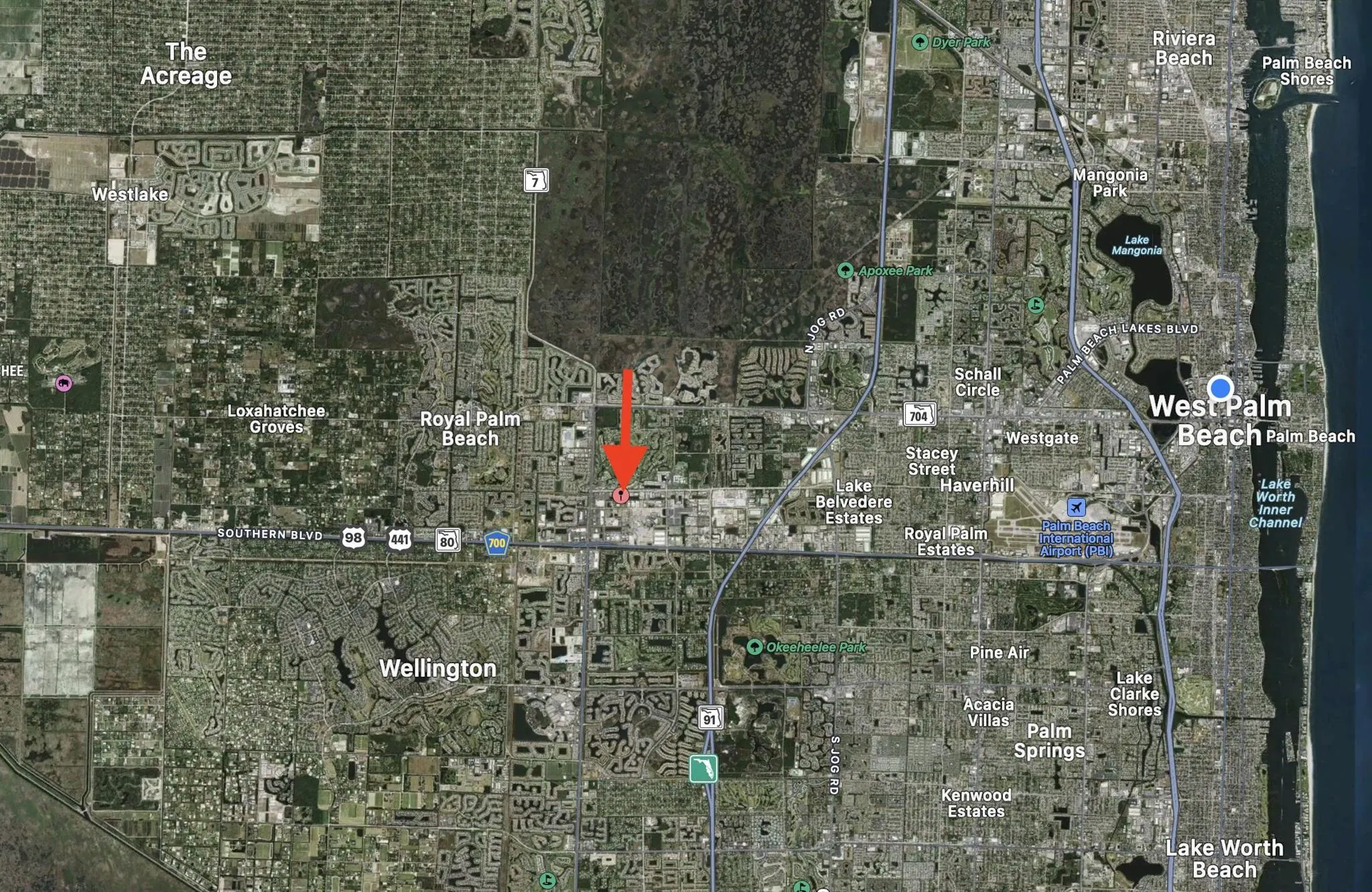 9250 Belvedere Road, #104
