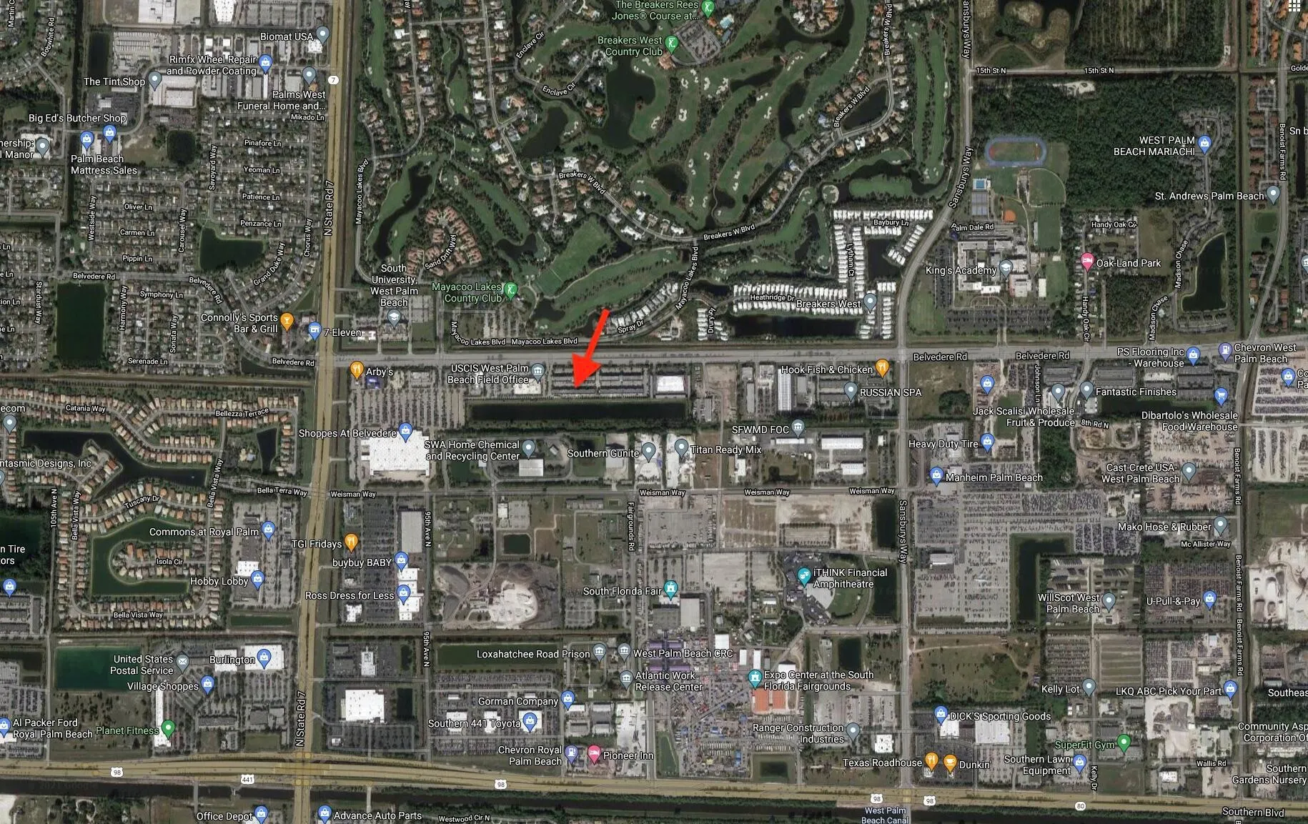 9250 Belvedere Road, #104