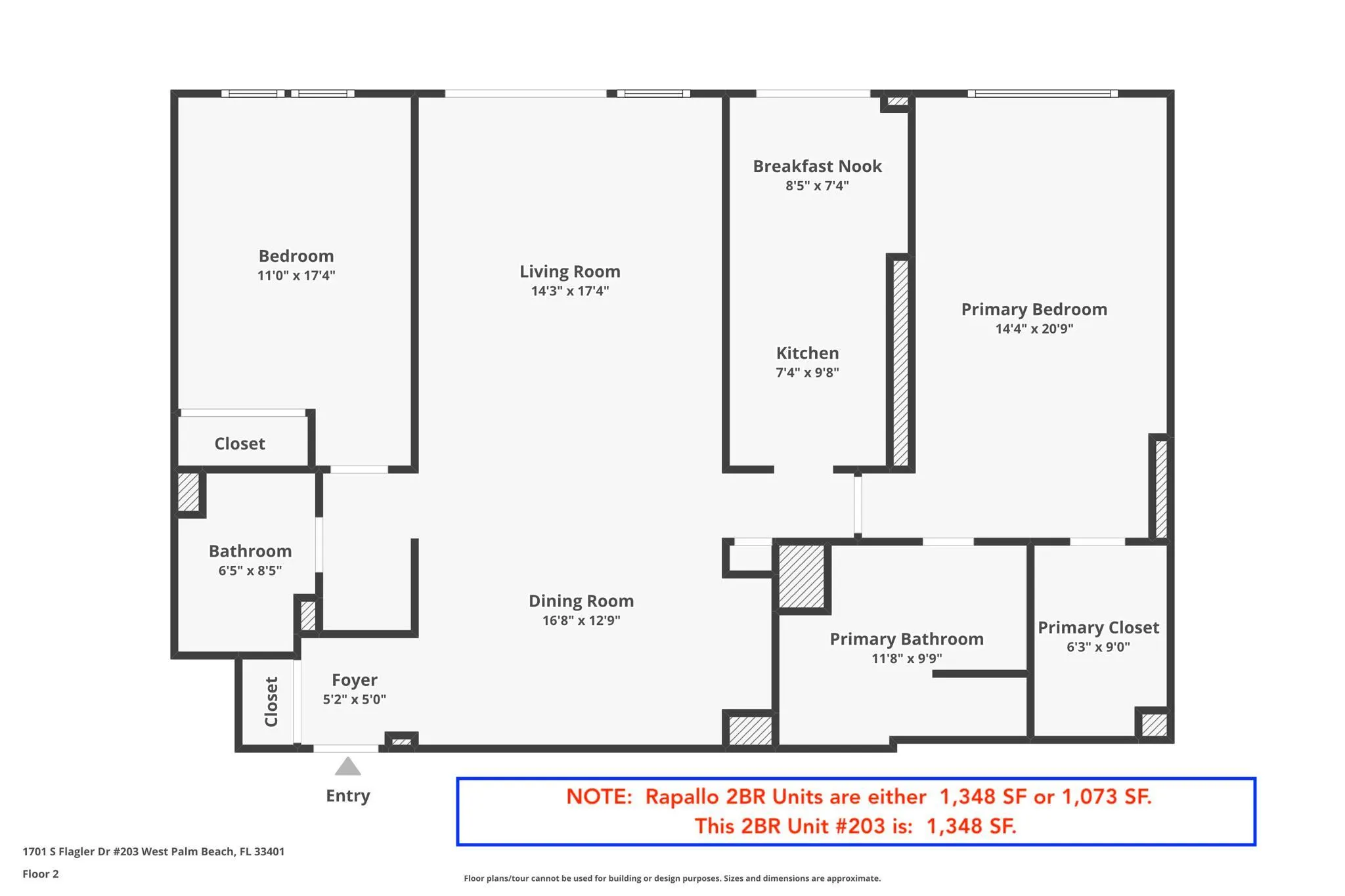 1701 S Flagler Drive, #203