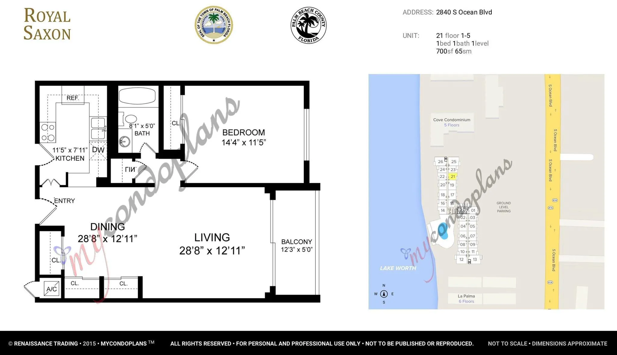 2840 S Ocean Boulevard, #421