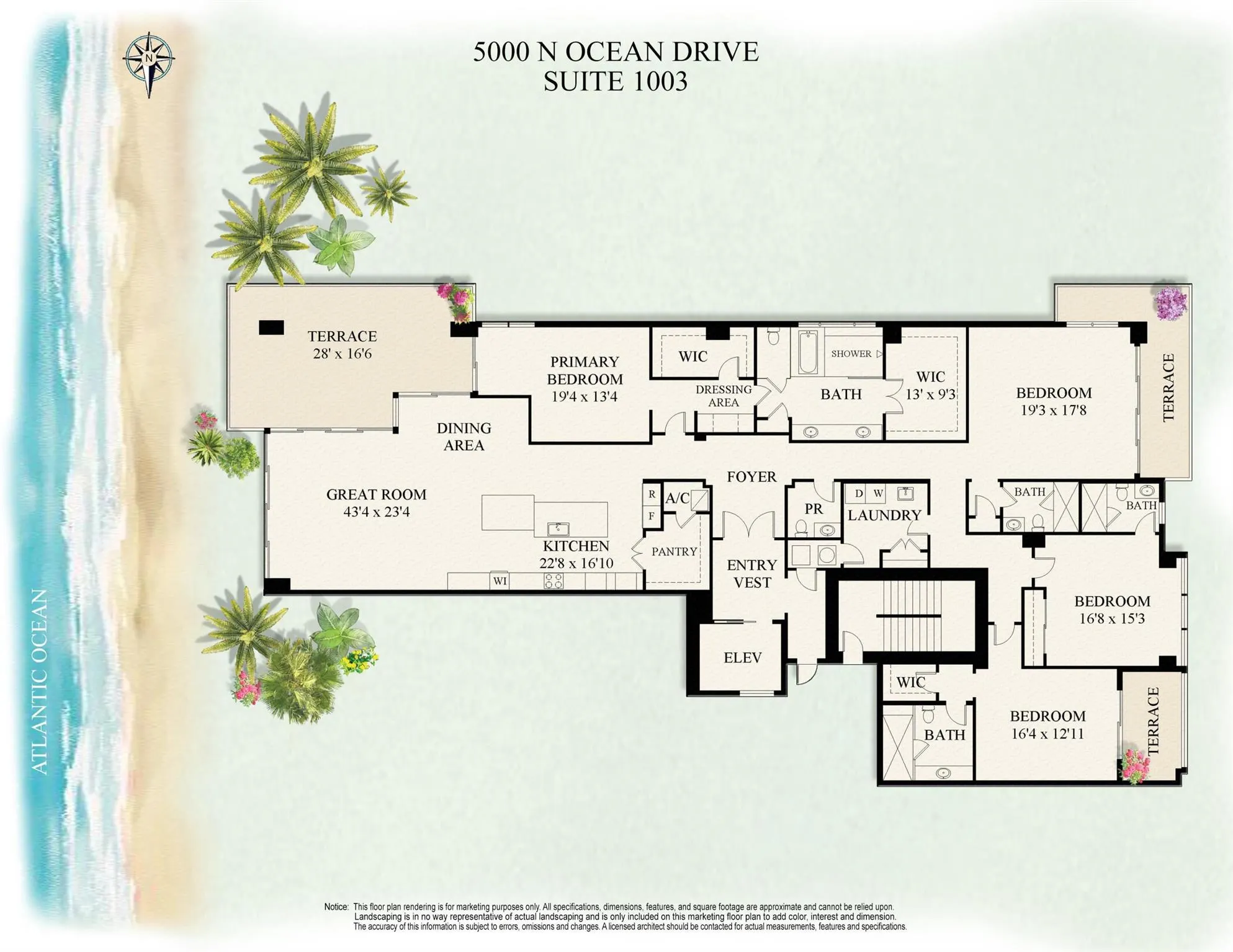 5000 N Ocean Drive, #1003