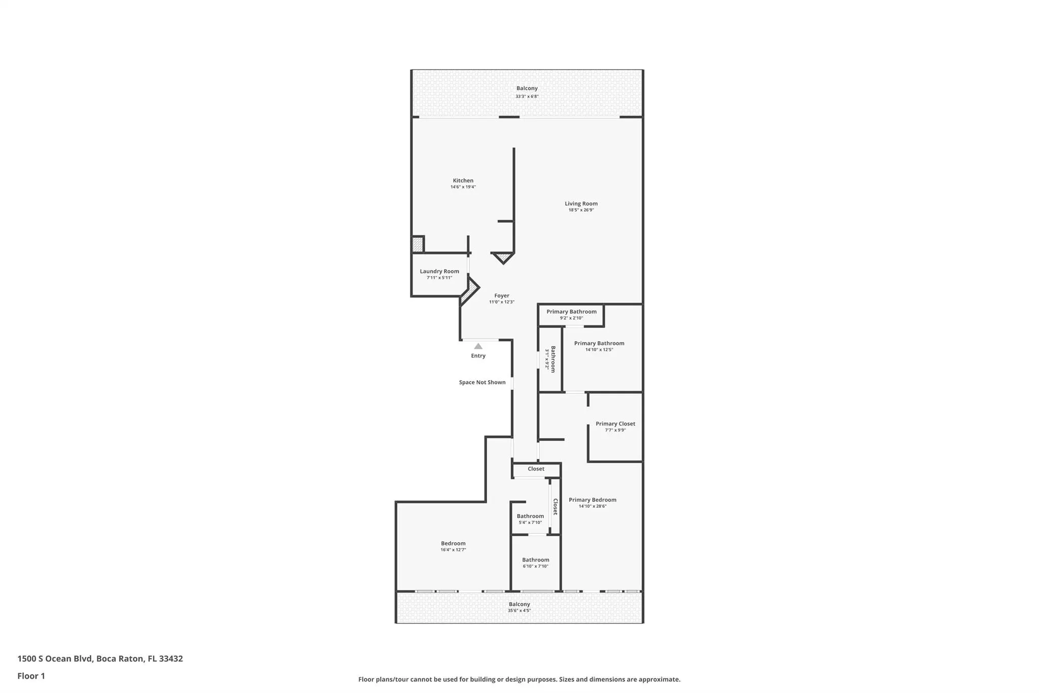 1500 S Ocean Boulevard, #704