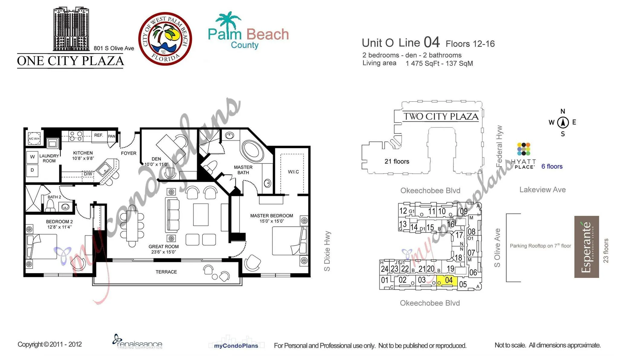 801 S Olive Avenue, #1404