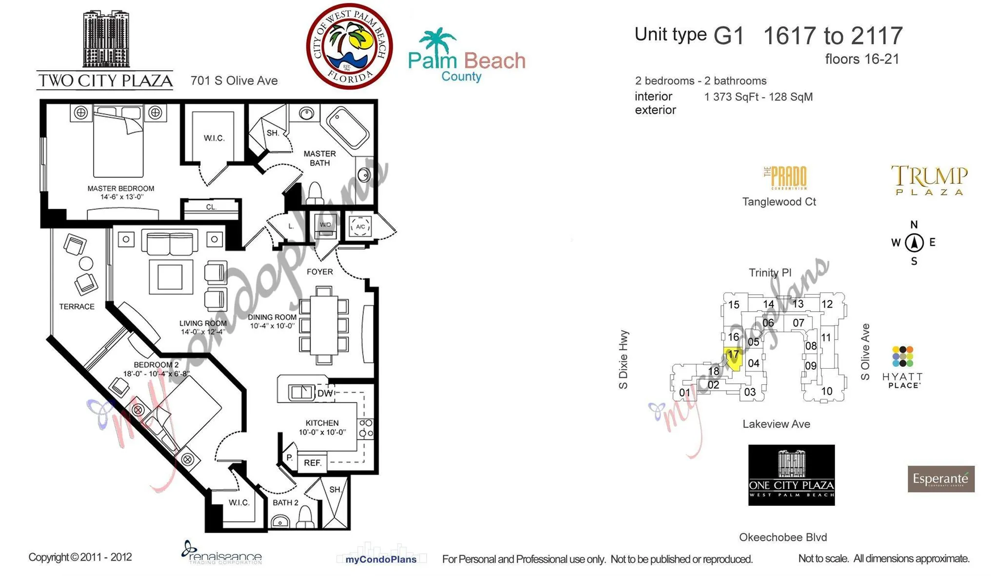 701 S Olive Avenue, #1817