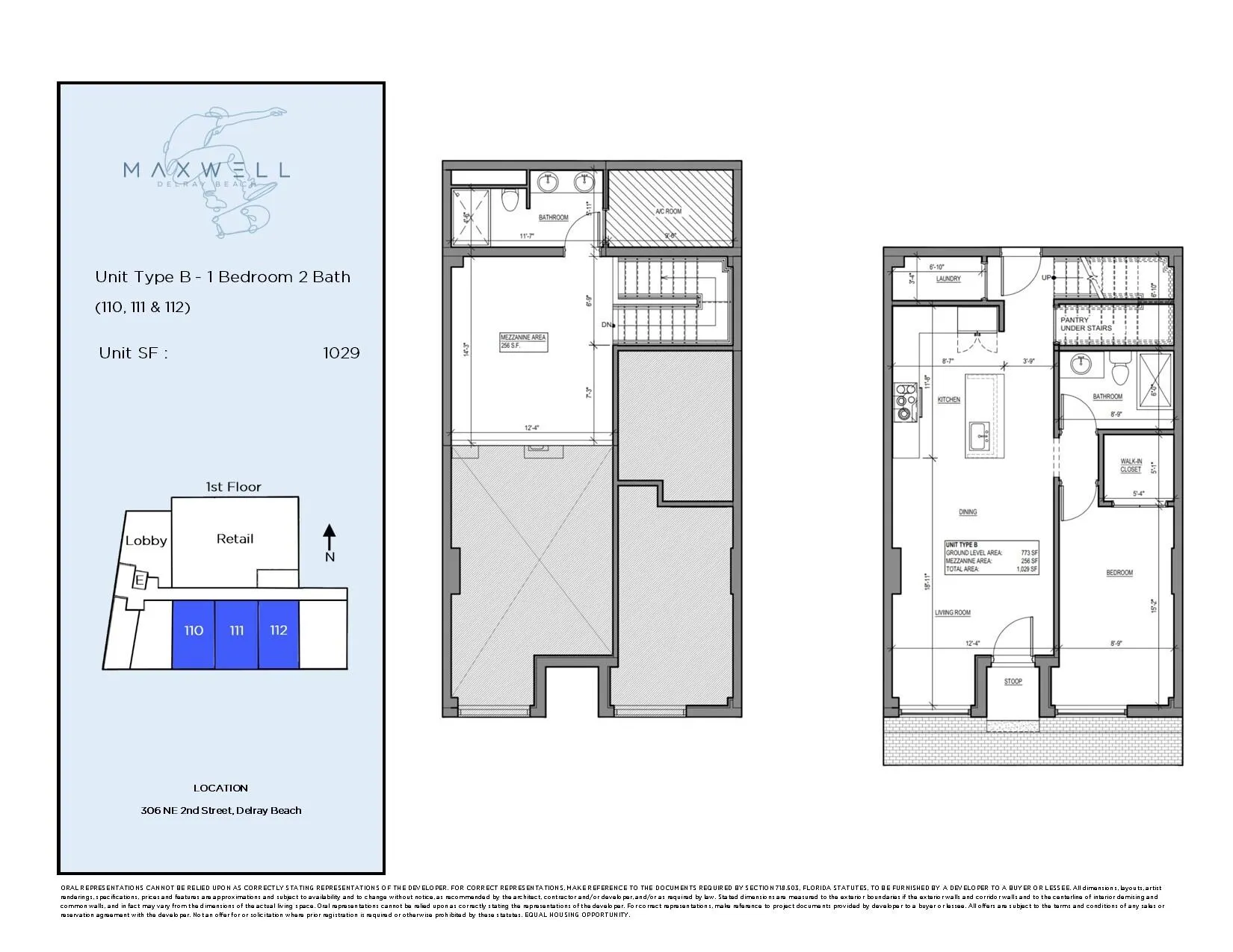 306 NE 2nd Street, #Loft Units #(110, 111 & 1