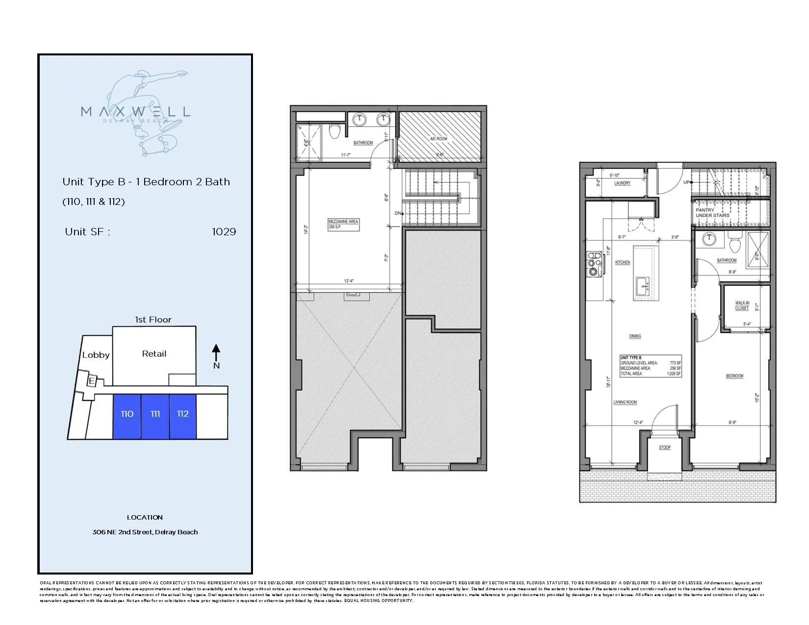 306 NE 2nd Street, #Loft Units #(110, 111 & 1