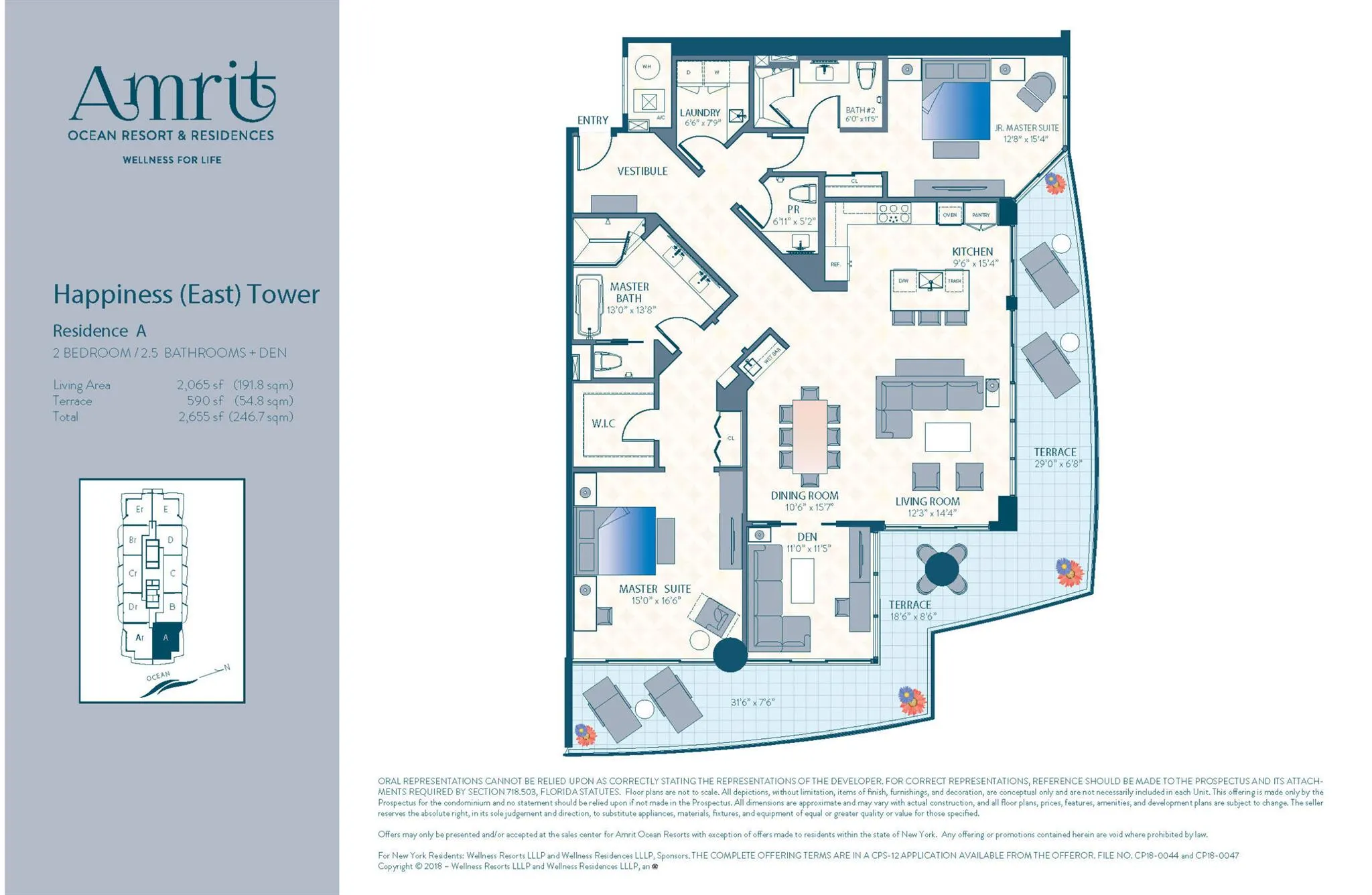 3100 N Ocean, #H1603