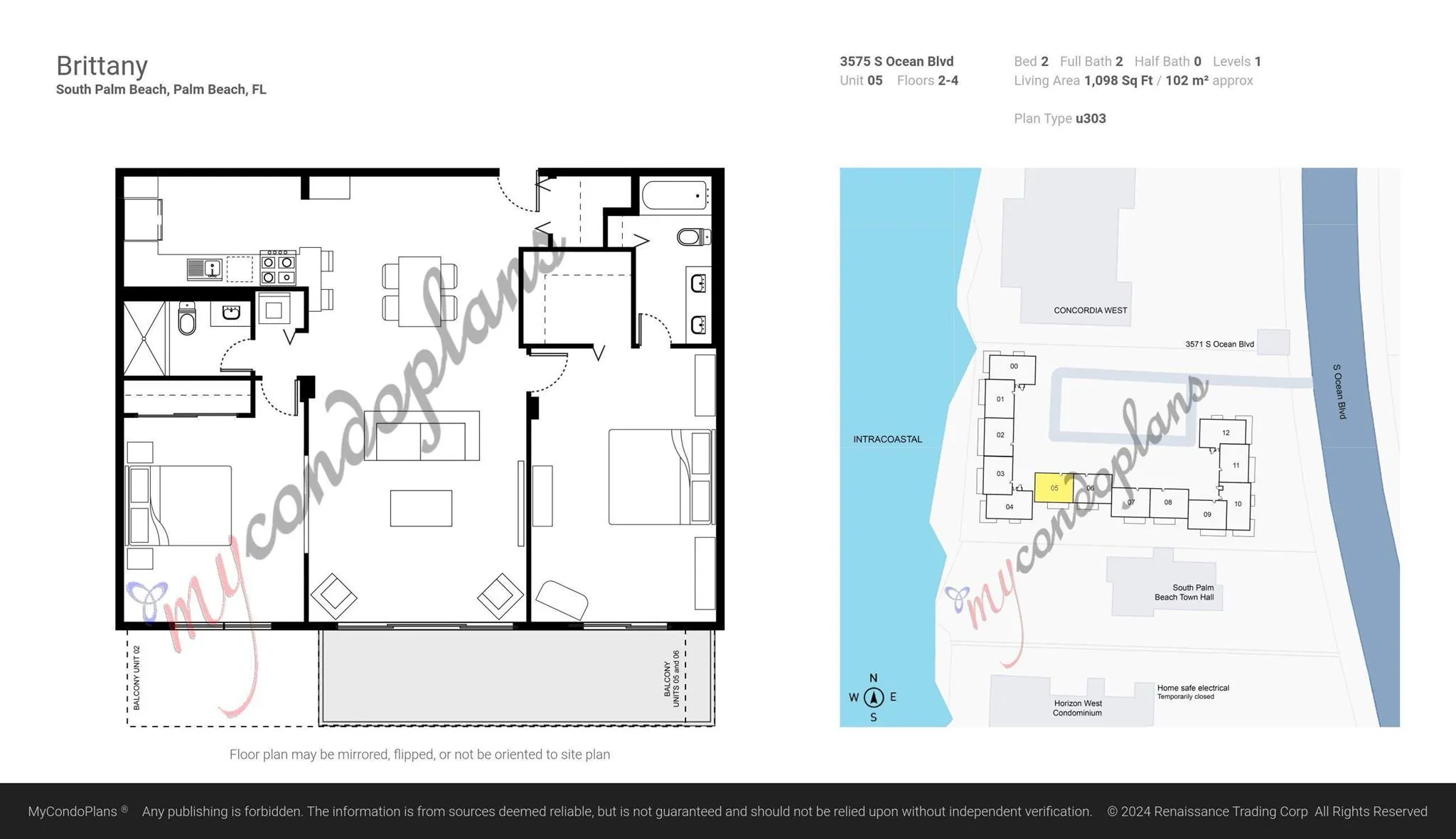 3575 S Ocean Boulevard, #205