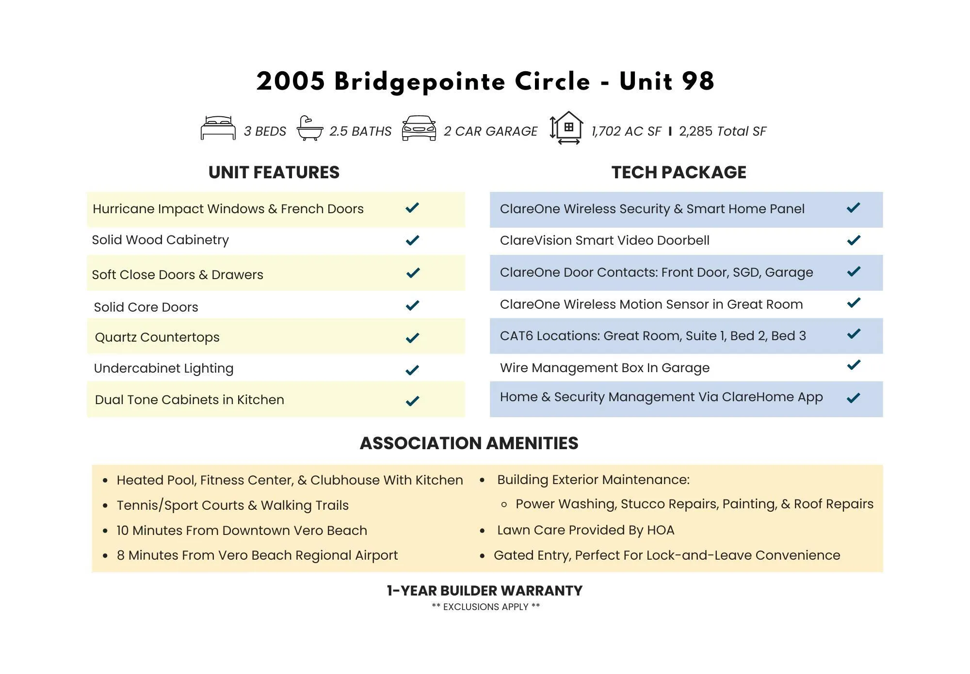 2005 Bridgepointe Circle, #98
