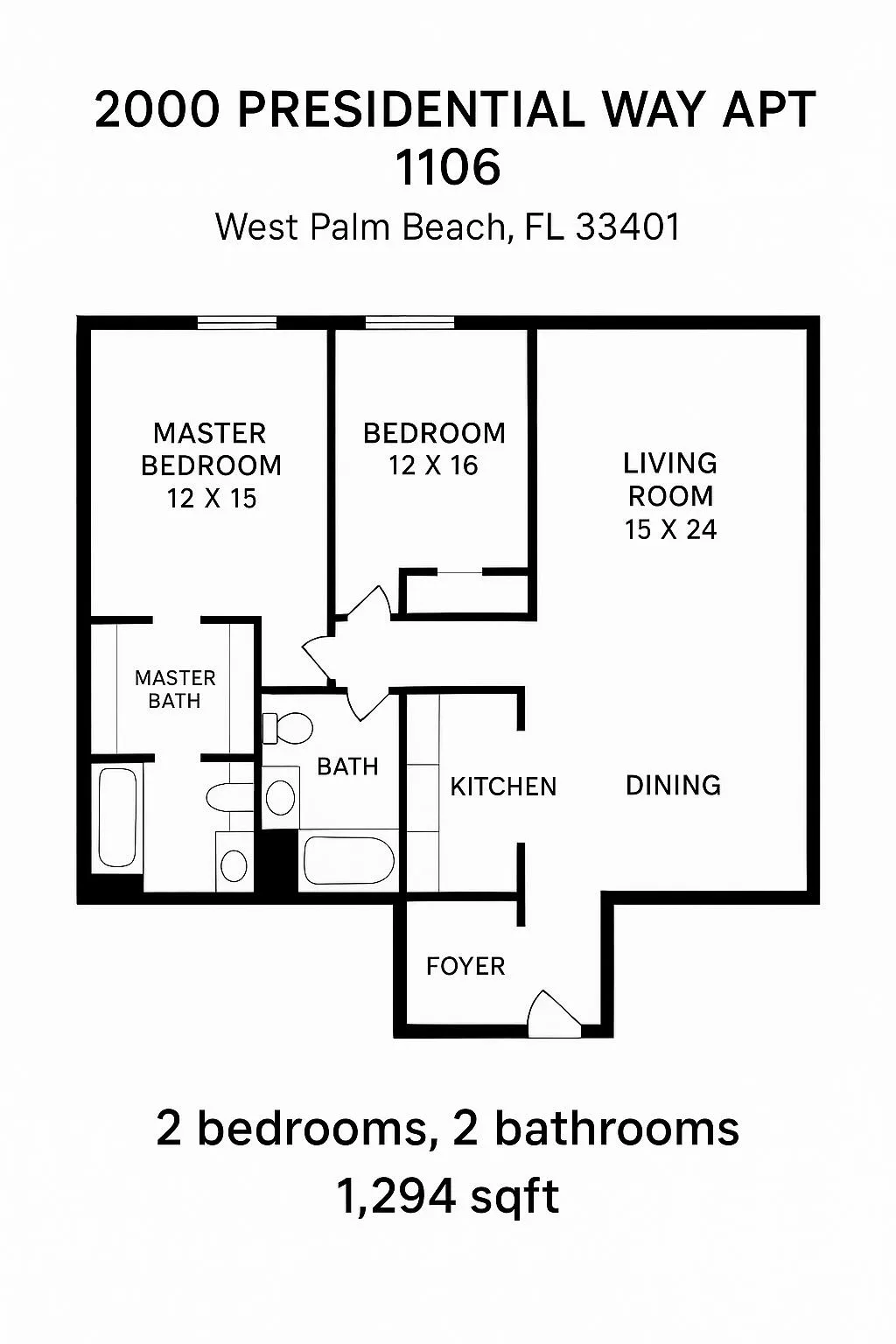 2000 Presidential Way, #1106