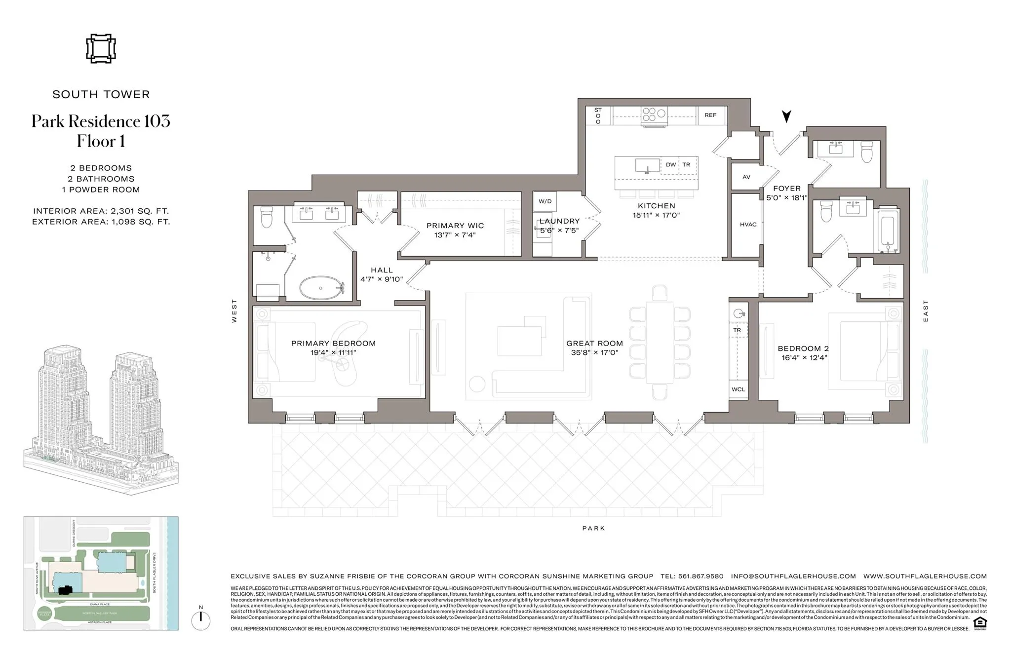 1355 S Flagler Drive, #103