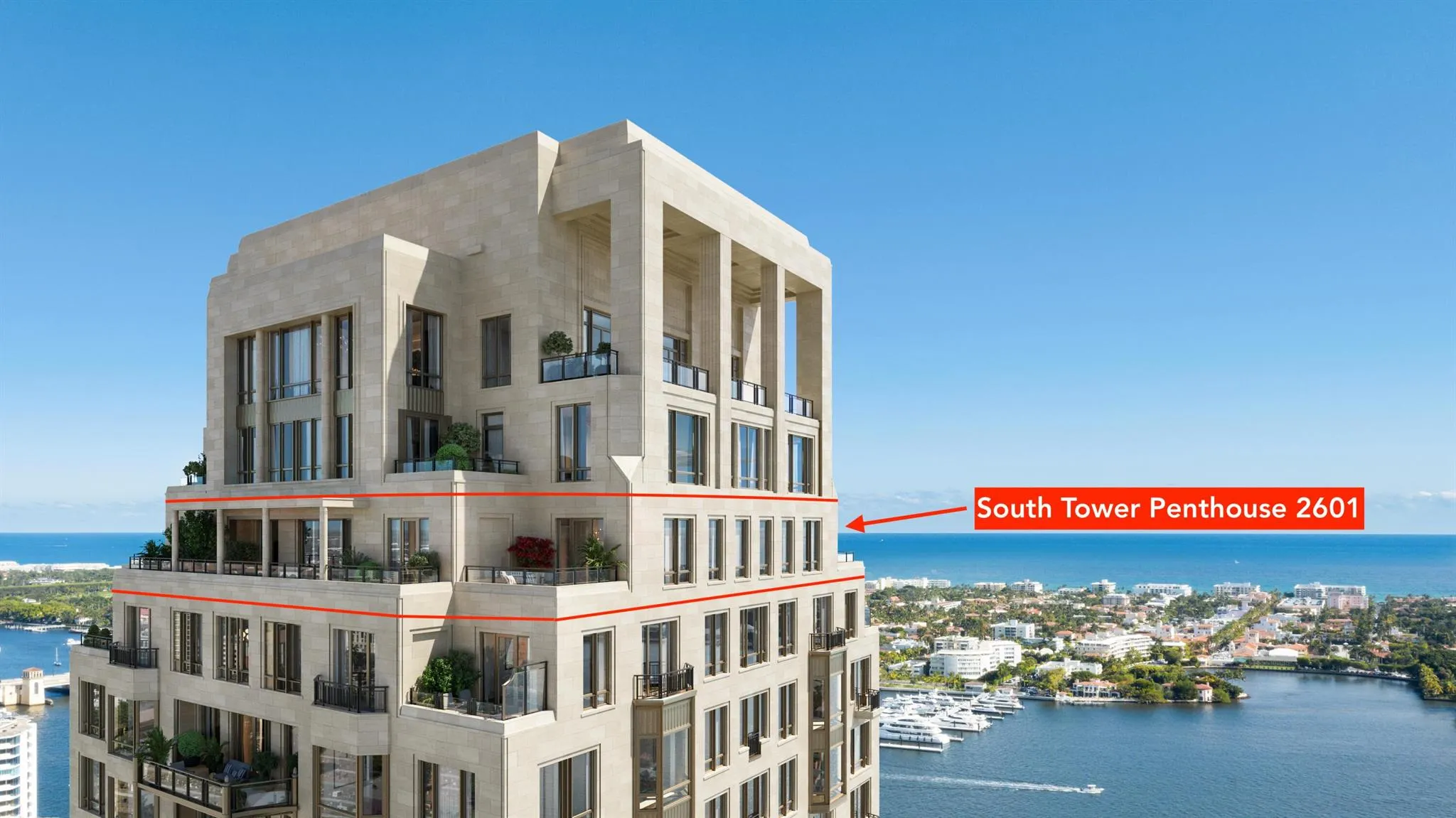 1355 S Flagler Drive, #Ph 2601