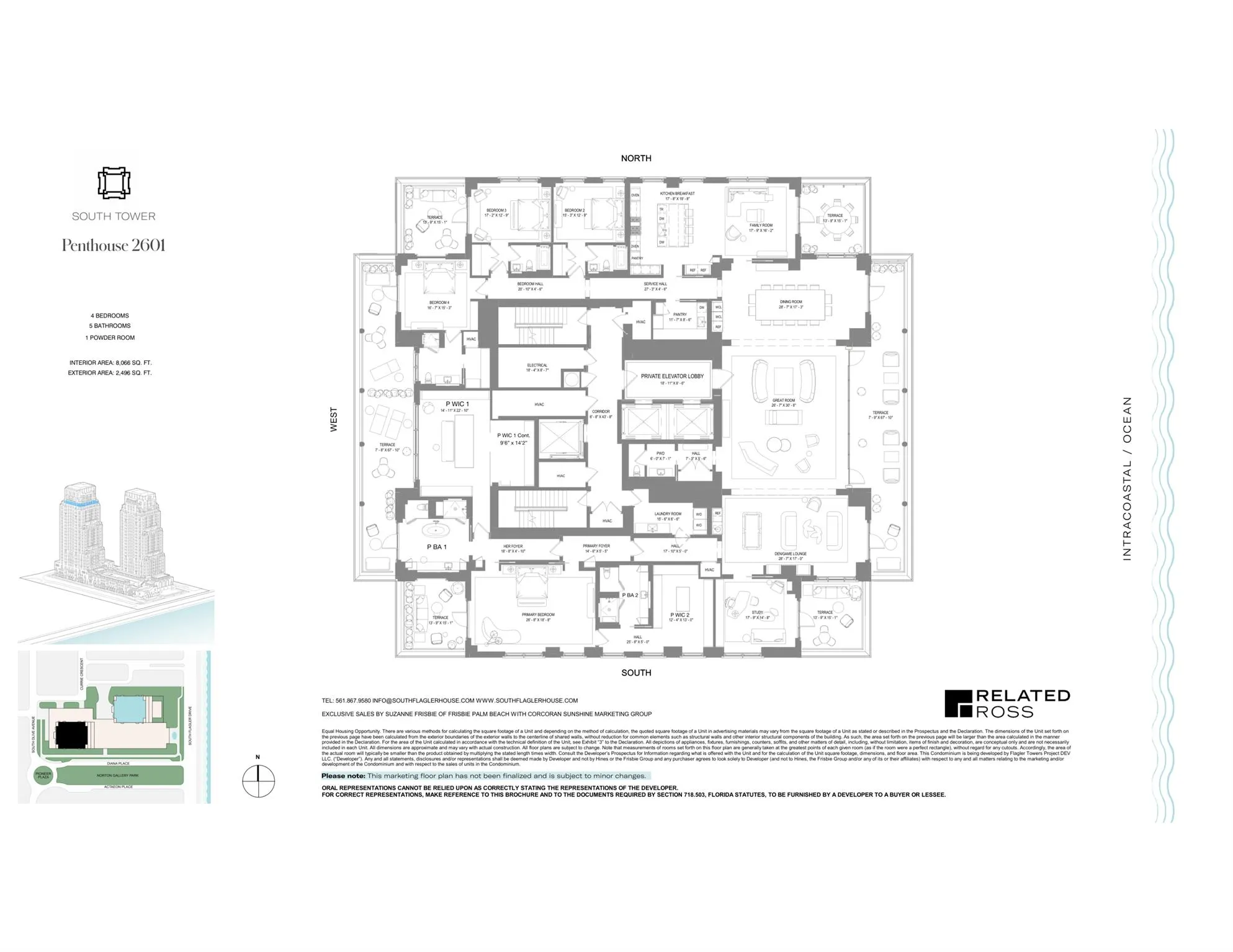 1355 S Flagler Drive, #Ph 2601