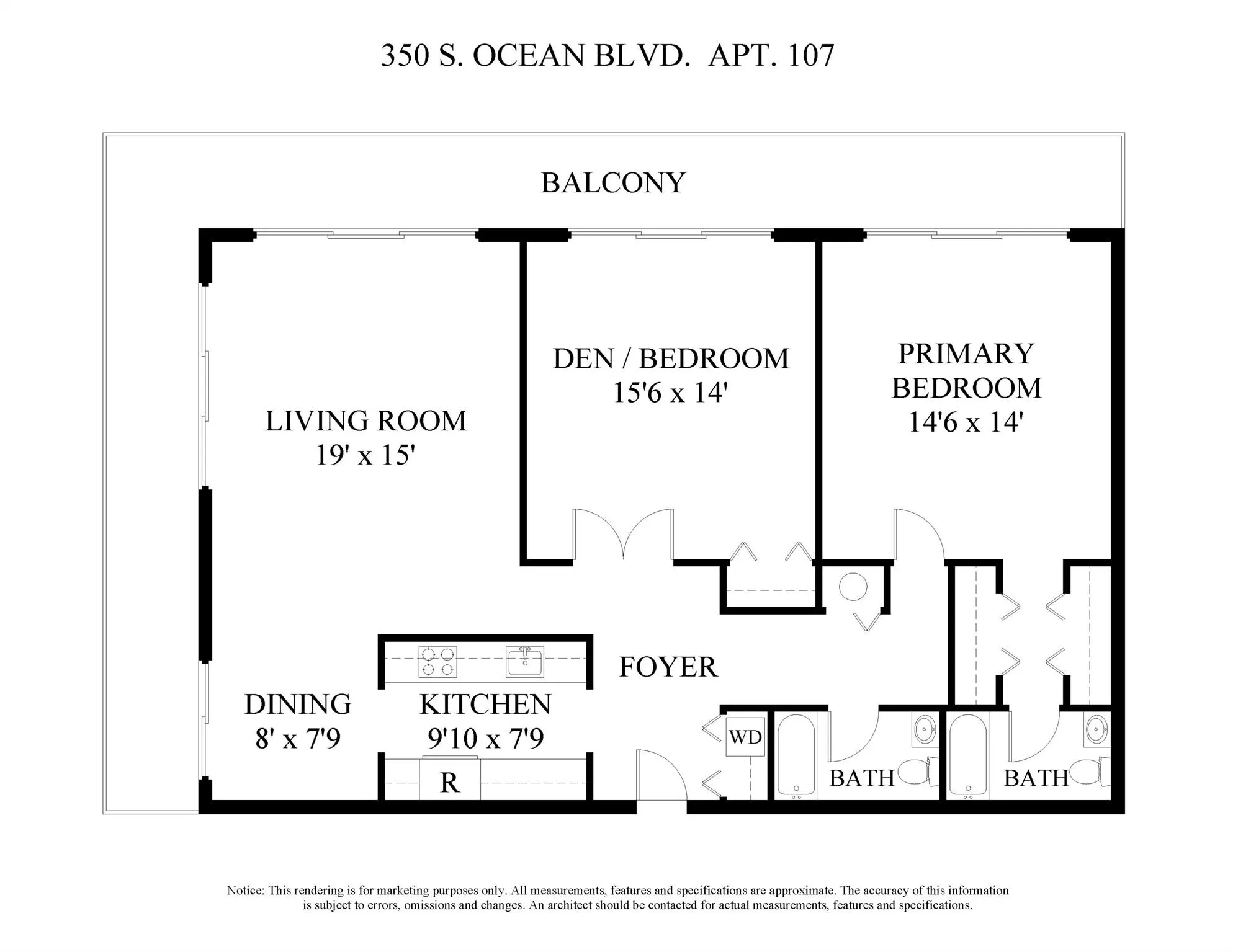 350 S Ocean Boulevard, #107