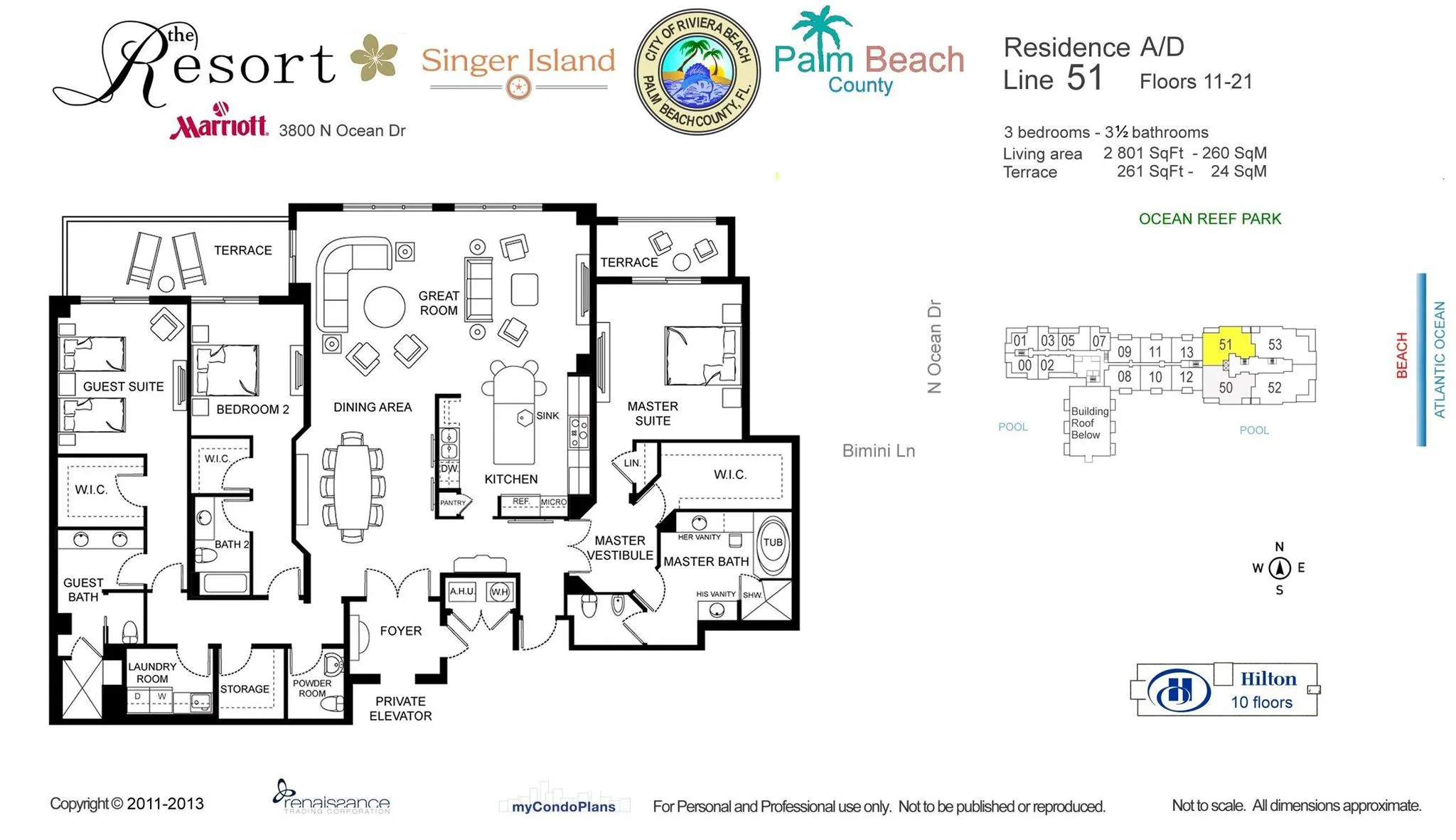 3800 N Ocean Drive, #1751