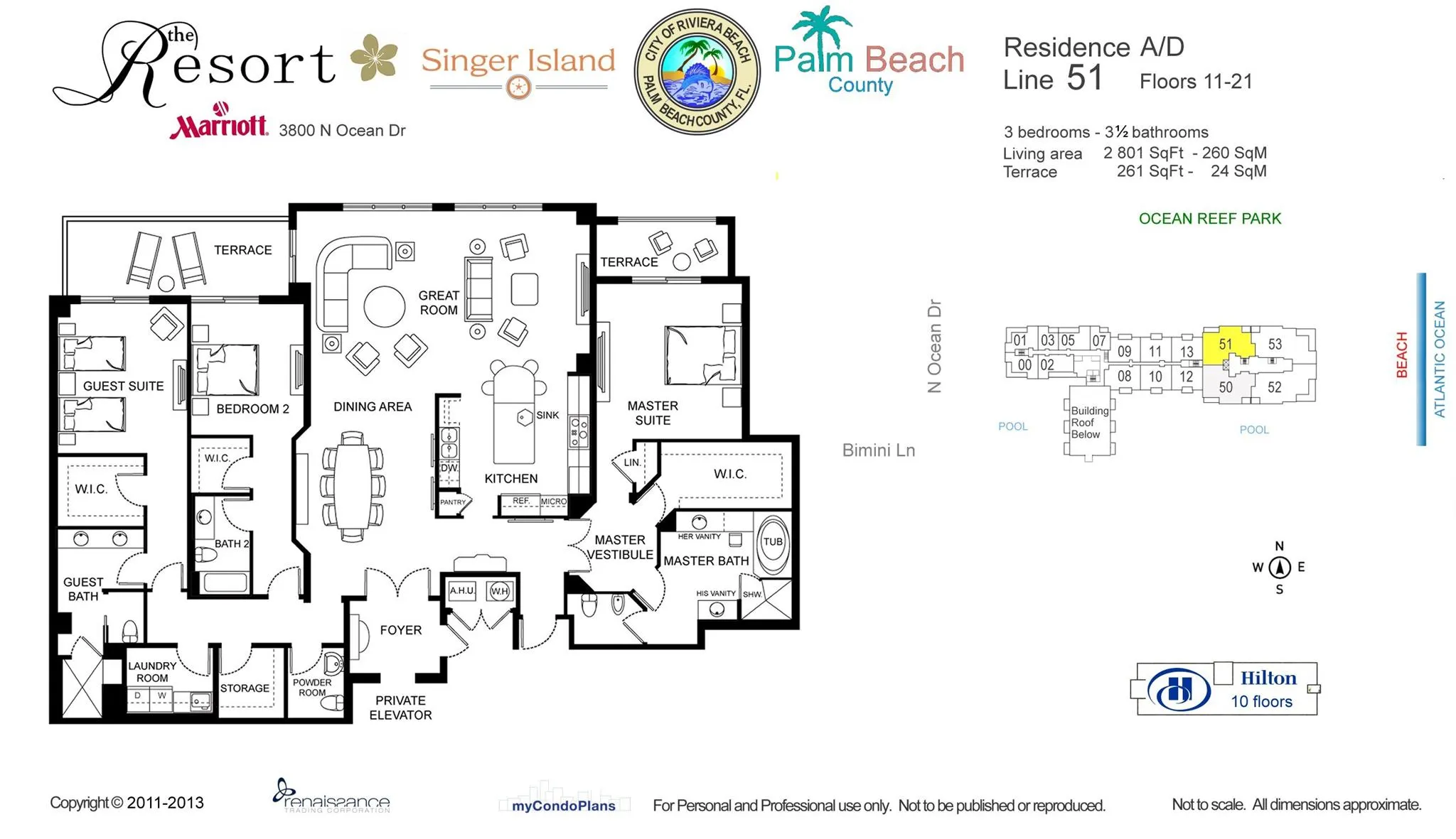 3800 N Ocean Drive, #1751