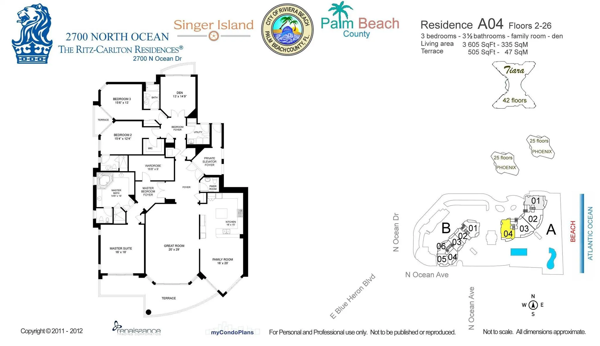 2700 N Ocean Drive, #1604a