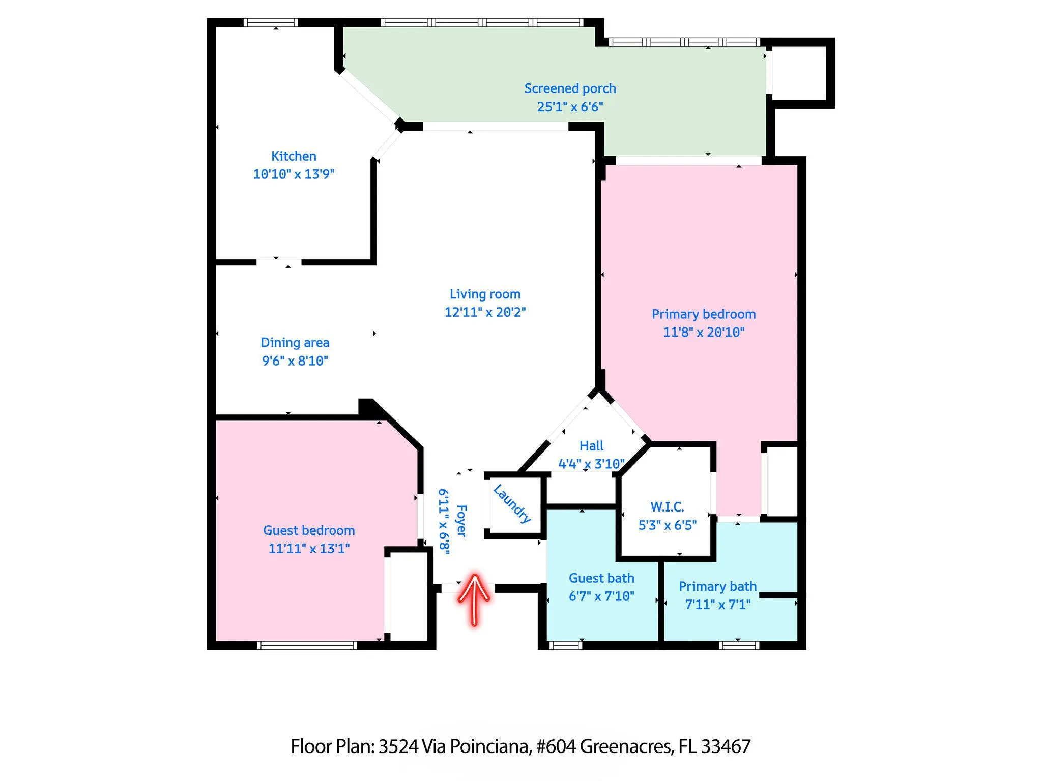 3524 Via Poinciana, #604