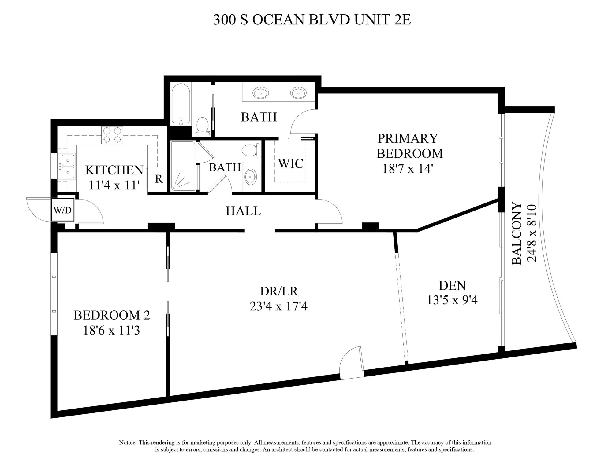 300 S Ocean Boulevard, #2e