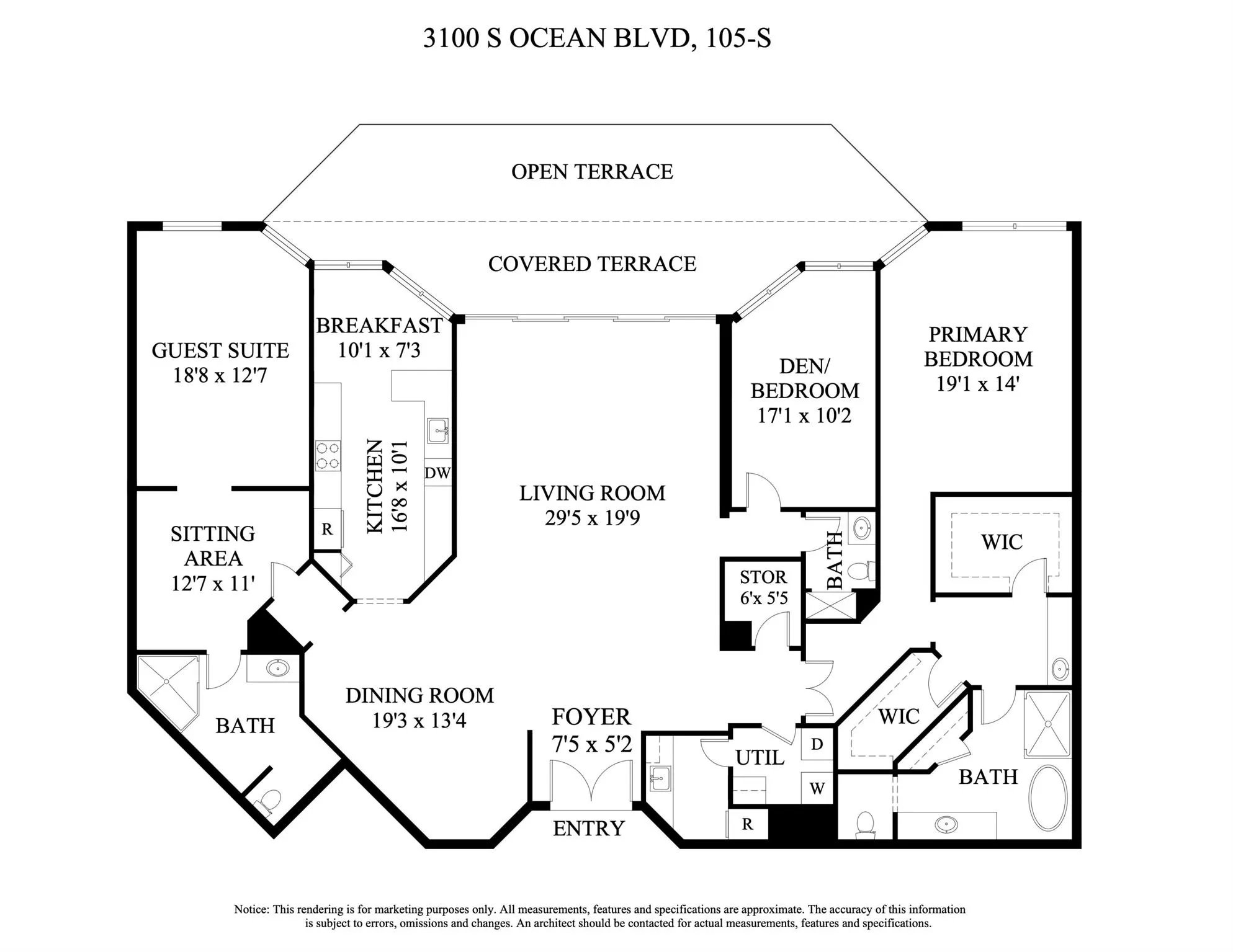 3100 S Ocean Boulevard, #105s