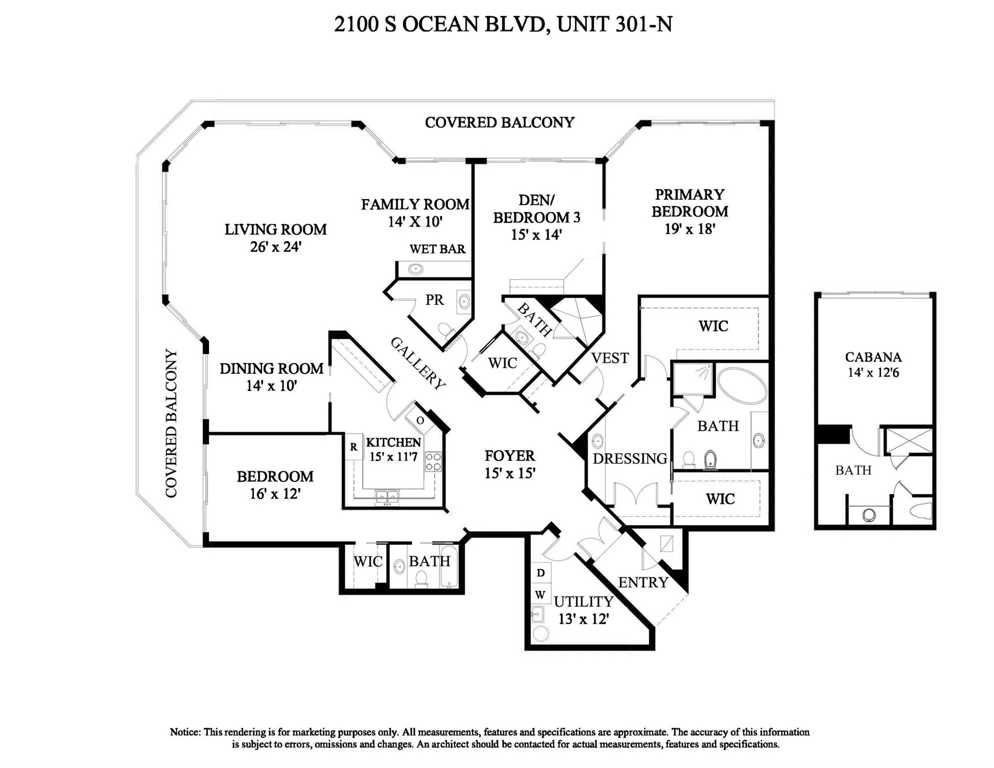 2100 S Ocean Boulevard, #301n