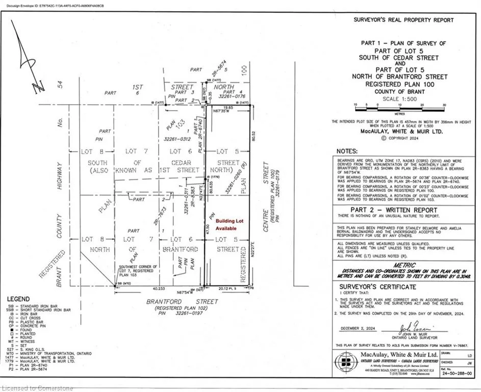 LOT 5 Centre Street S