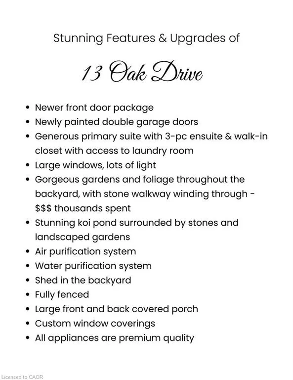 13 Oak Drive