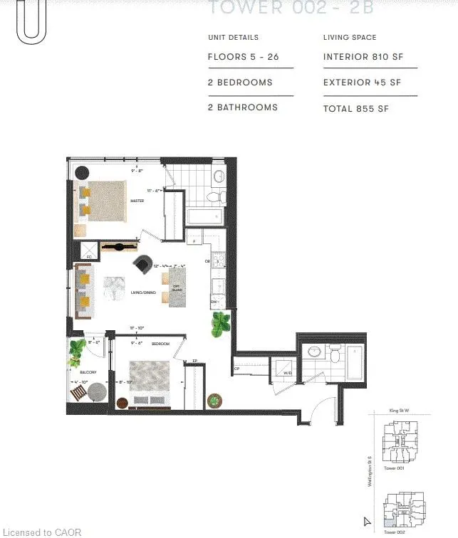 15 Wellington Street S, #1009