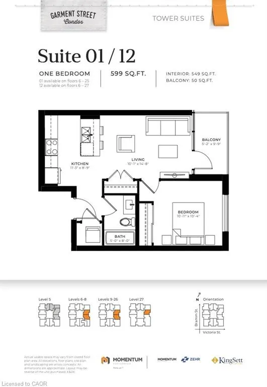 108 Garment Street, #1501