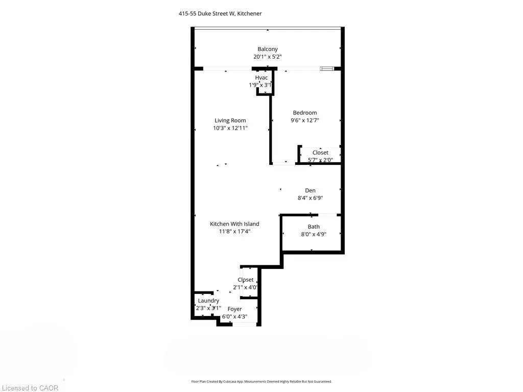 55 Duke Street West Street W, #415