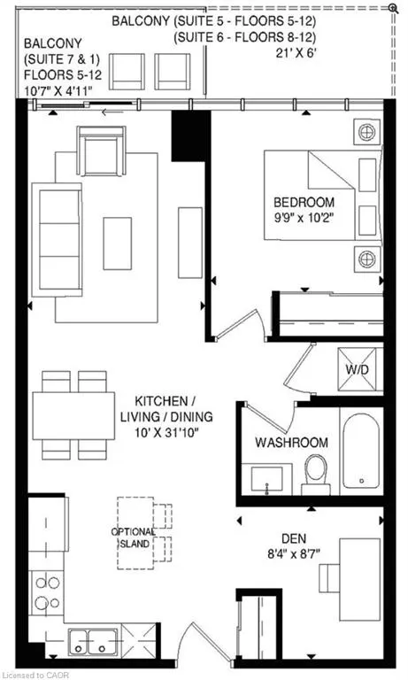 128 King Street N #1205